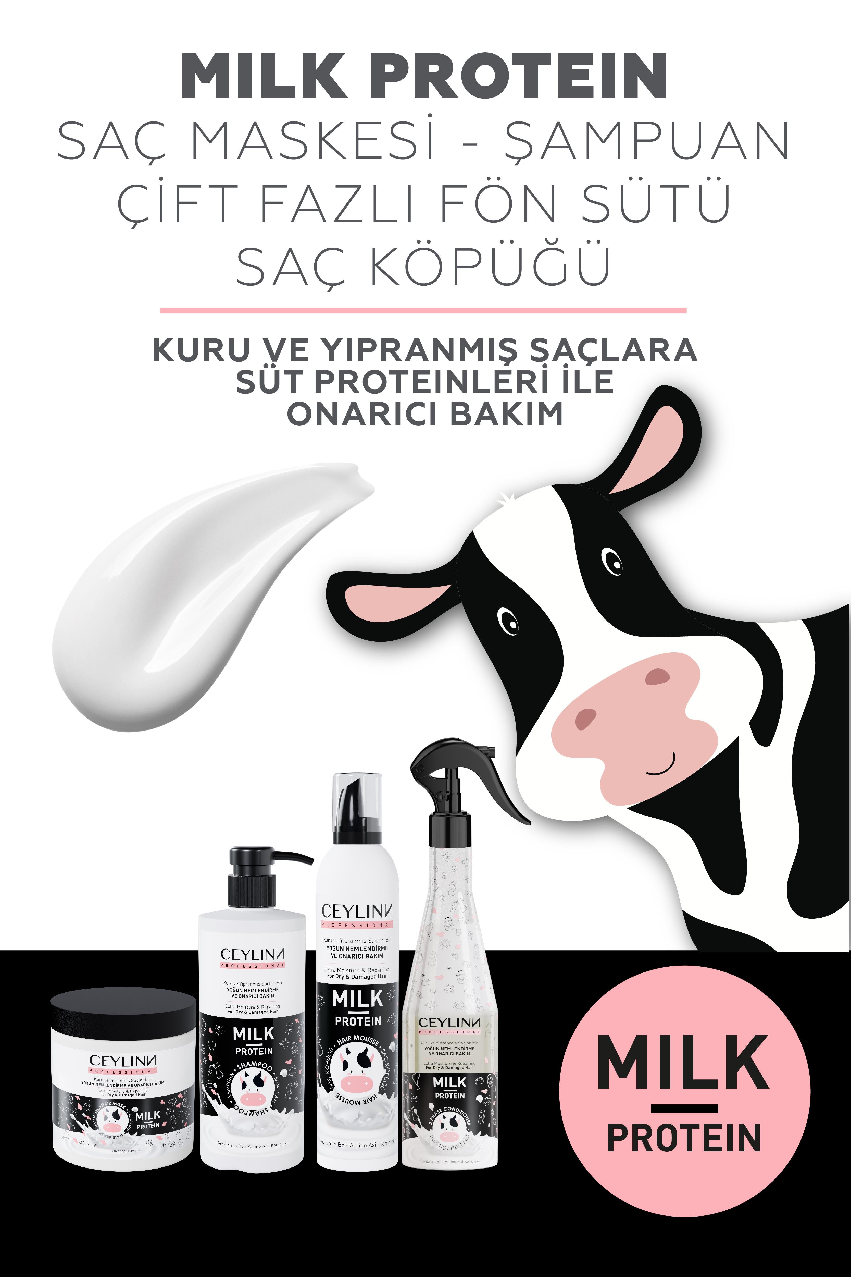 Ceylinn Milk Protein Şampuan 500 ML