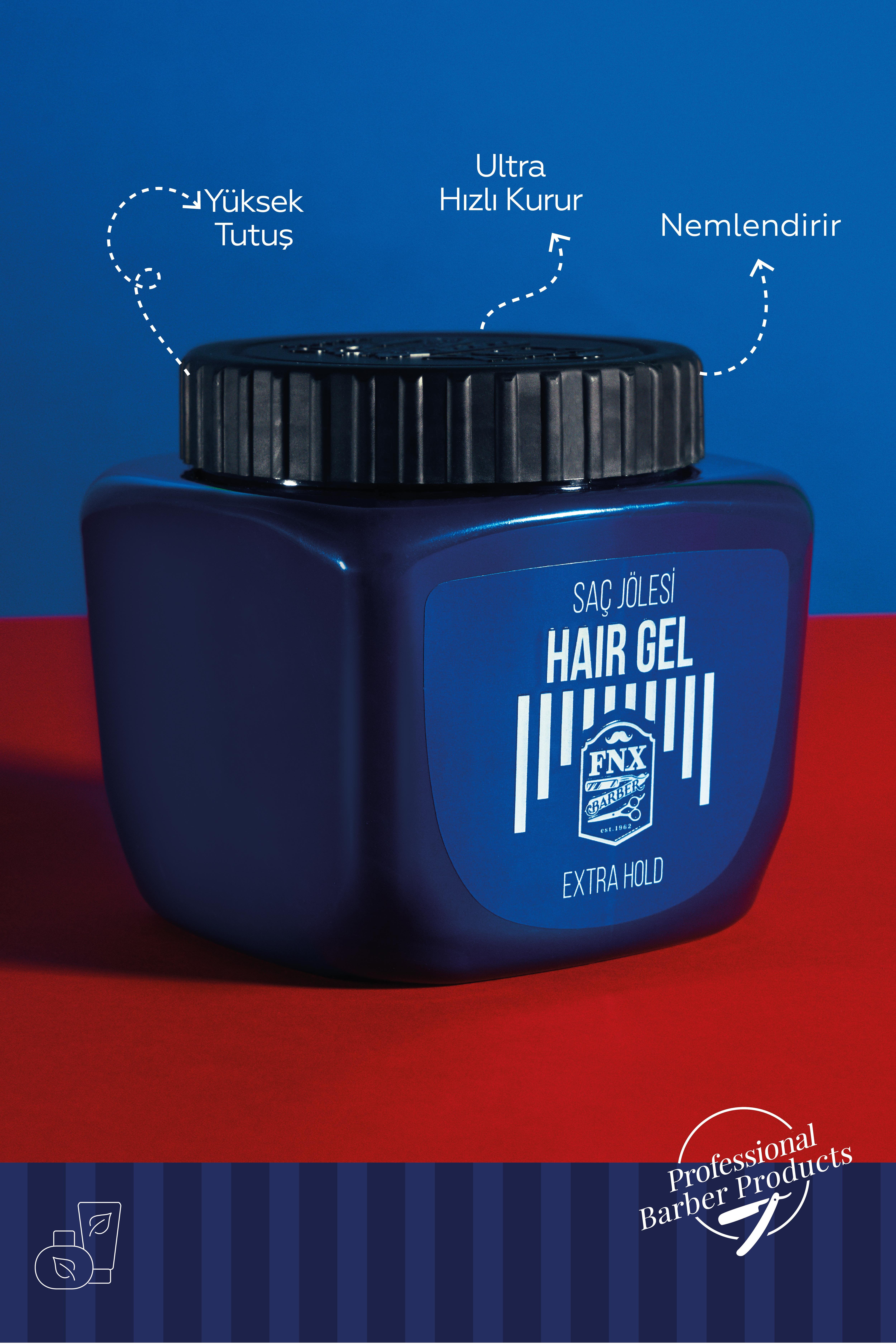 Fnx Barber Extra Hold Jöle 700 ML