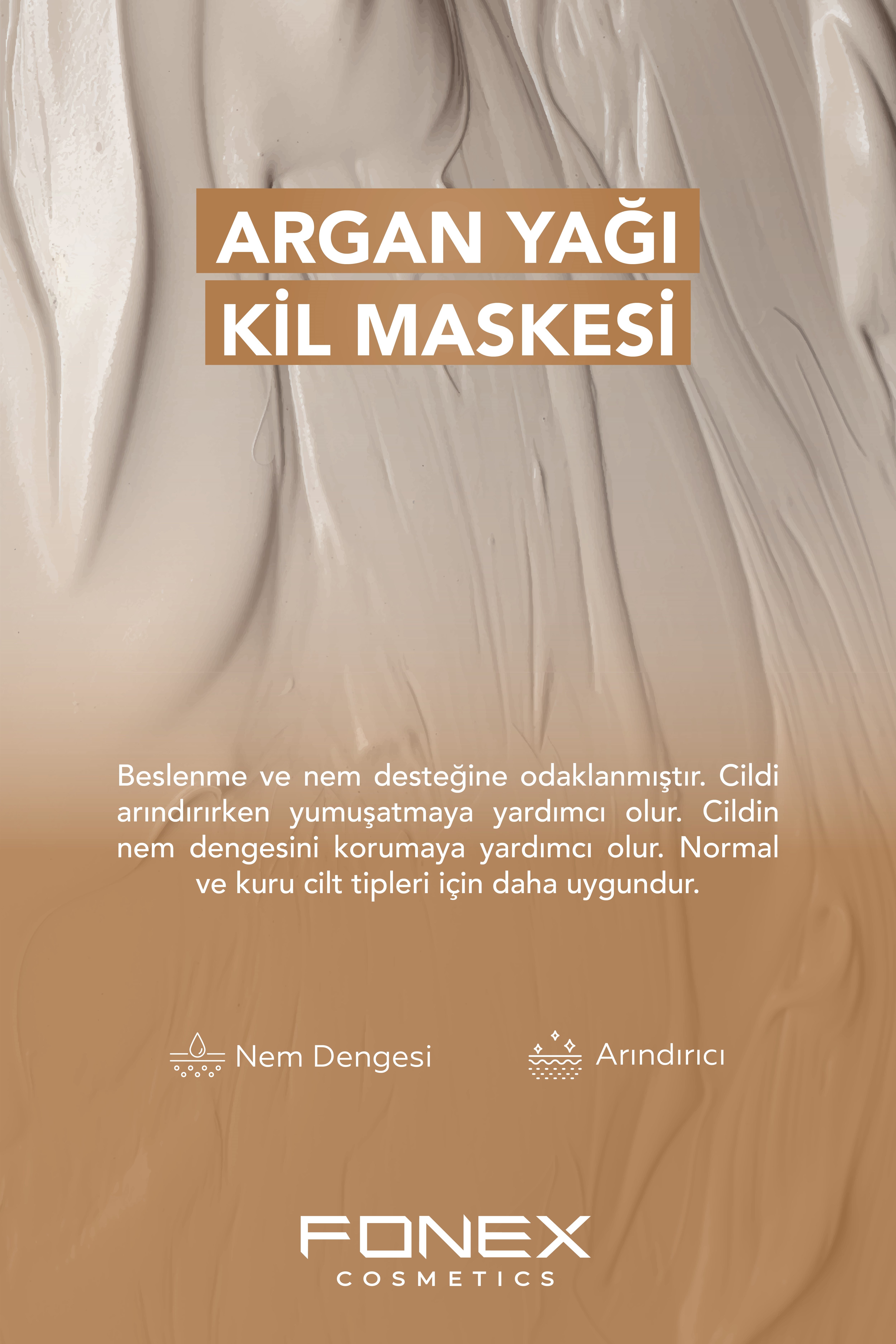 Fonex Kil Maskesi Argan Yağı 350 Gr 