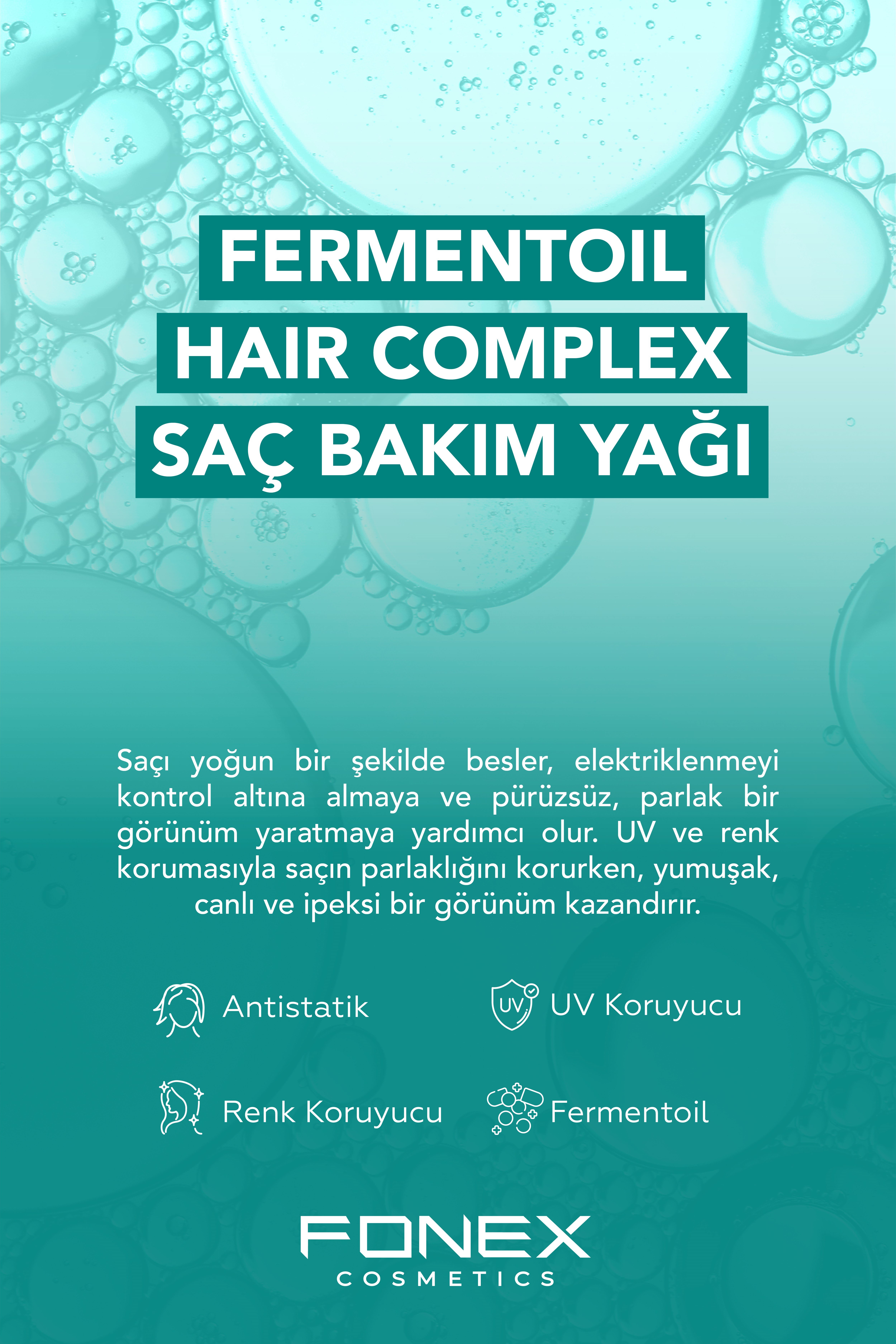 Fonex Saç Bakım Yağı Elixir 100 ML 