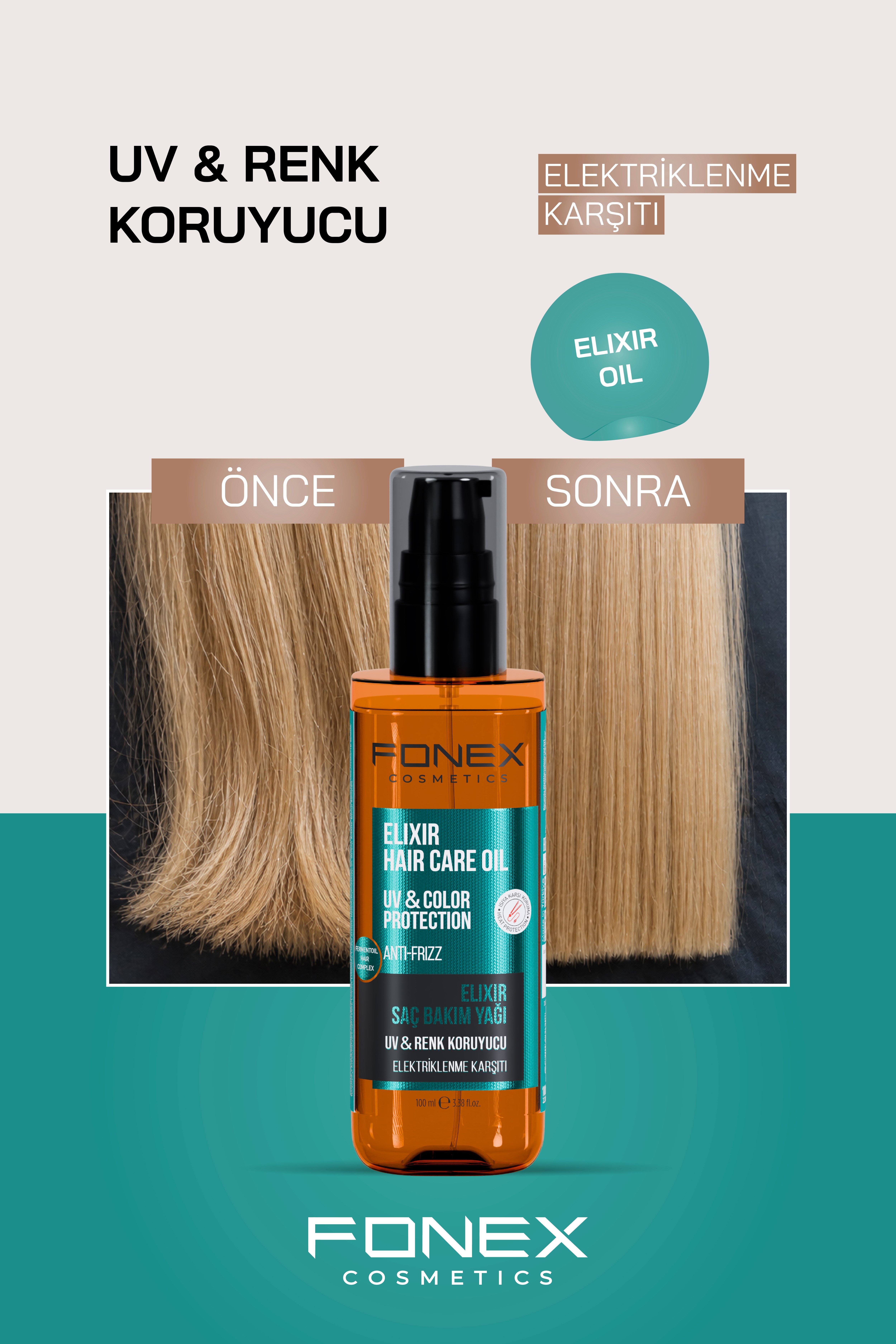 Fonex Saç Bakım Yağı Elixir 100 ML 