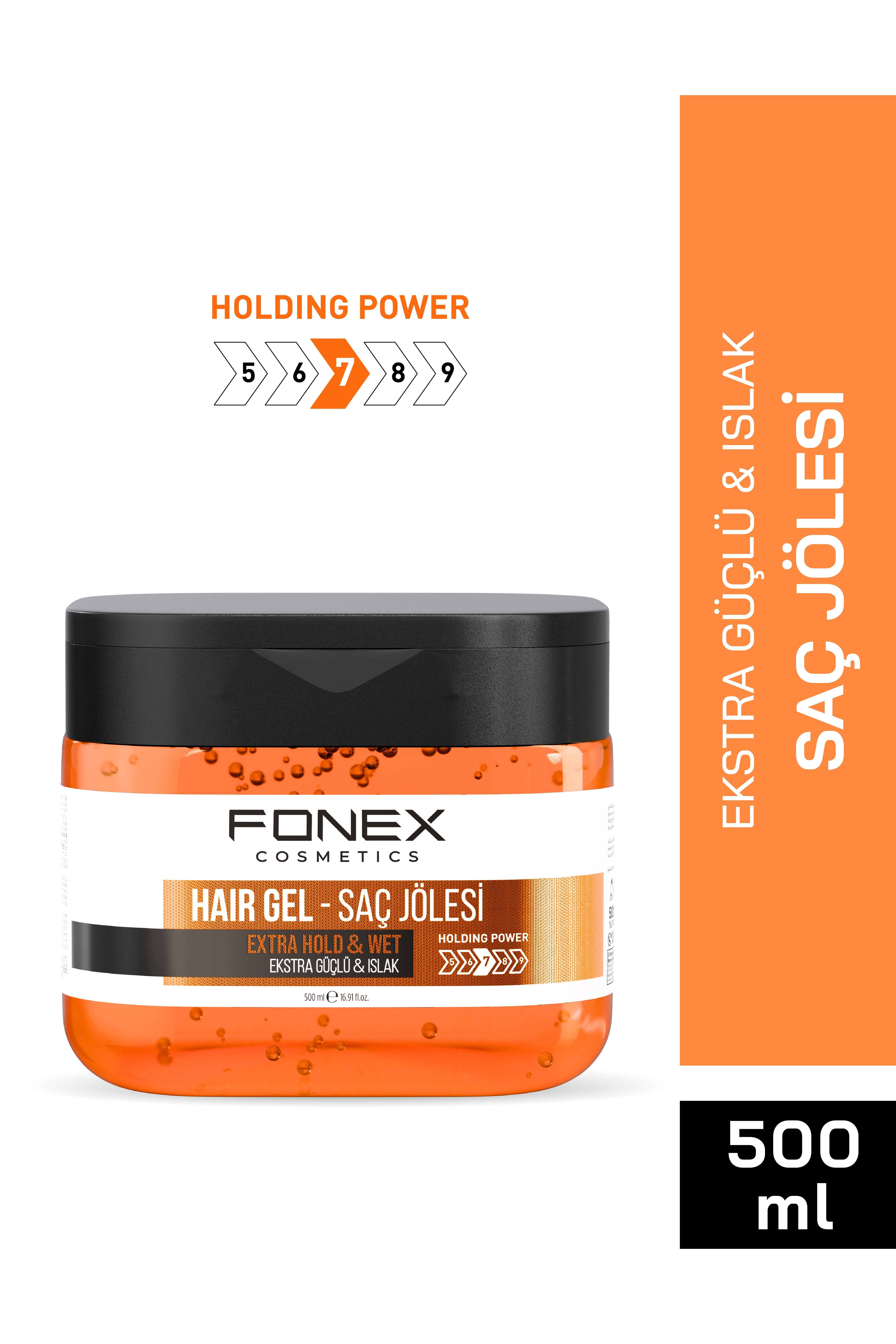 Fonex Saç Jölesi Ekstra Güçlü - Islak 500 ML 