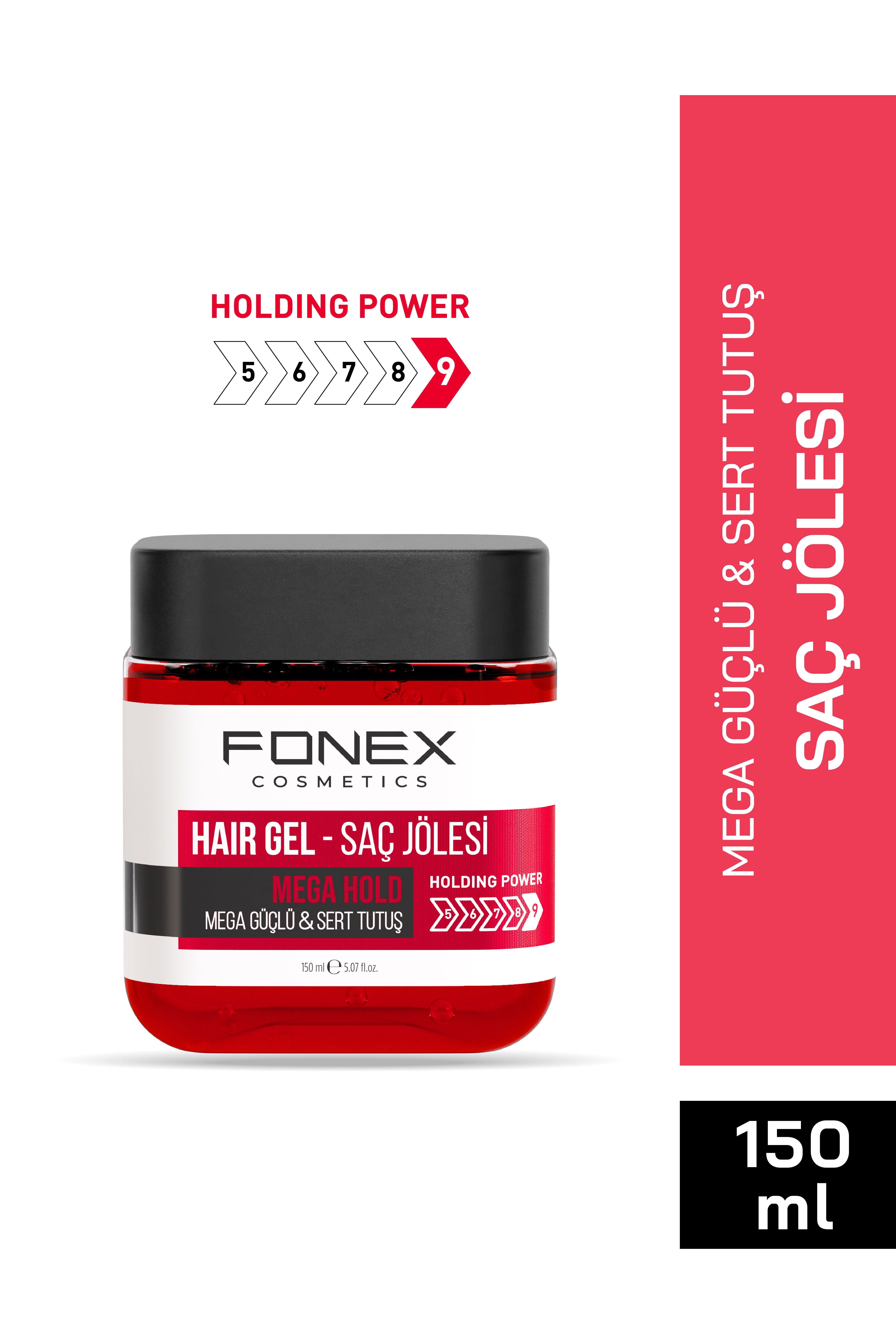 Fonex Saç Jölesi Mega Güçlü - Sert Tutuş 150 ML 