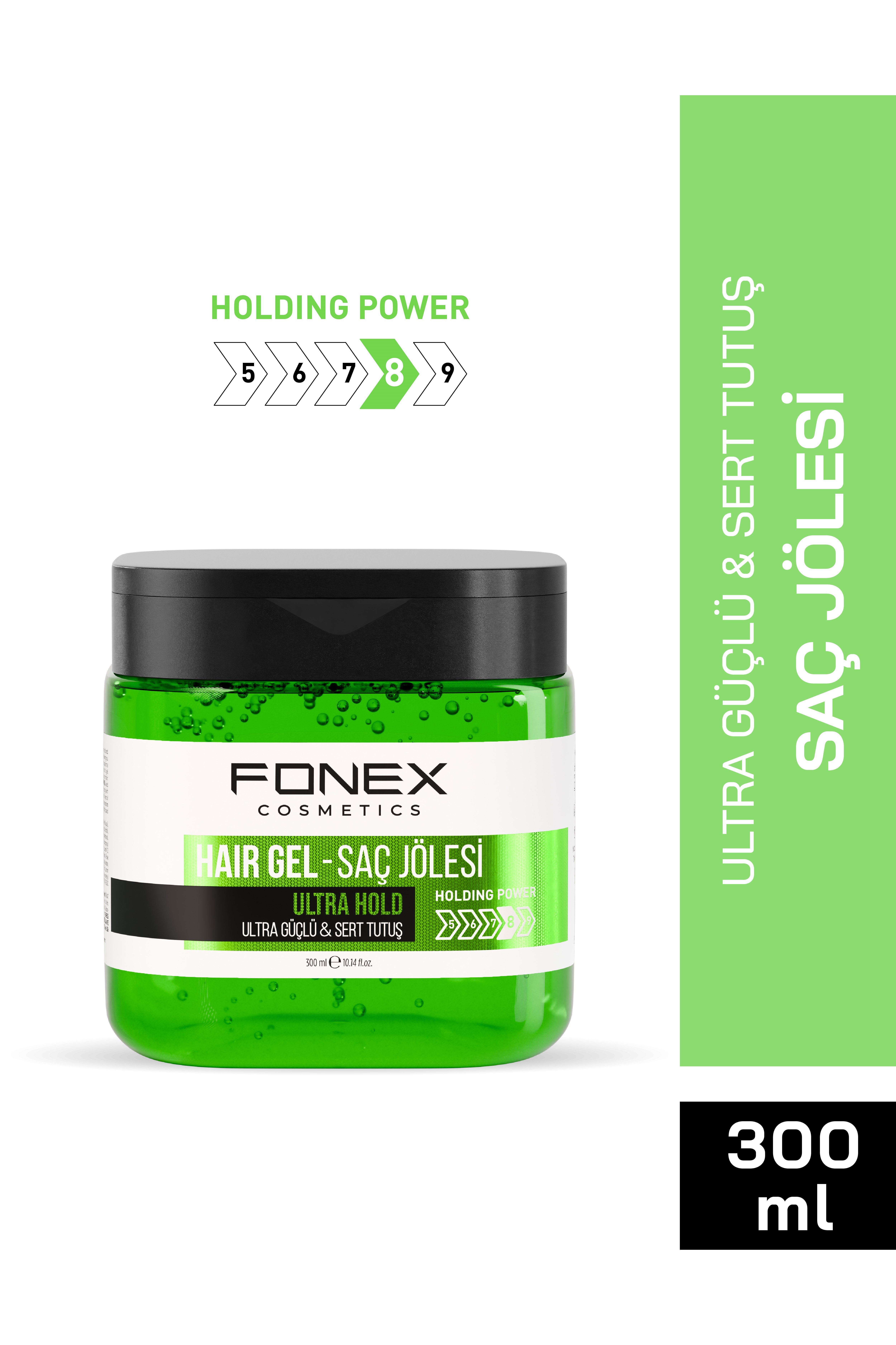 Fonex Saç Jölesi Ultra Güçlü - Sert Tutuş 300 ML 