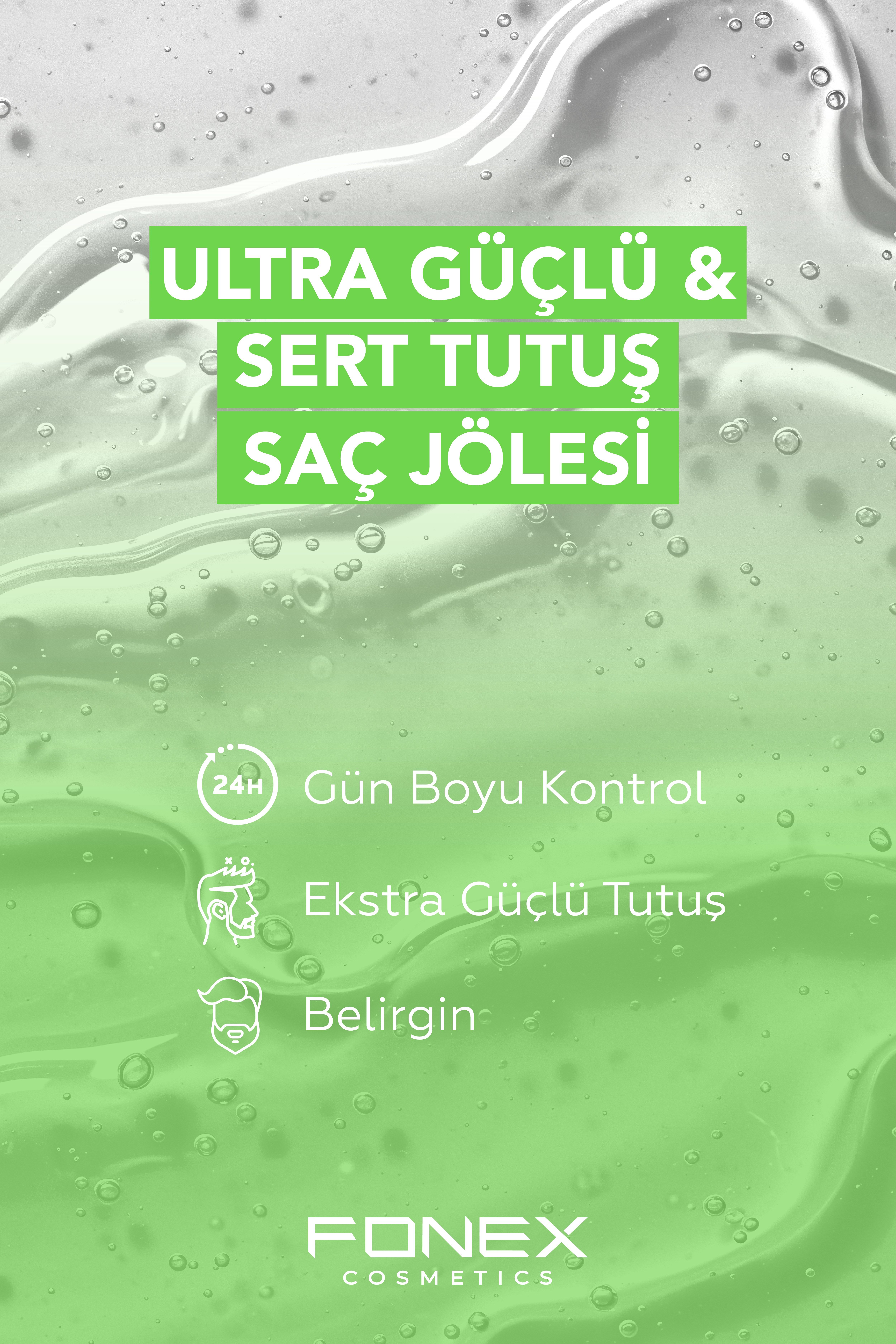 Fonex Saç Jölesi Ultra Güçlü - Sert Tutuş 150 ML 
