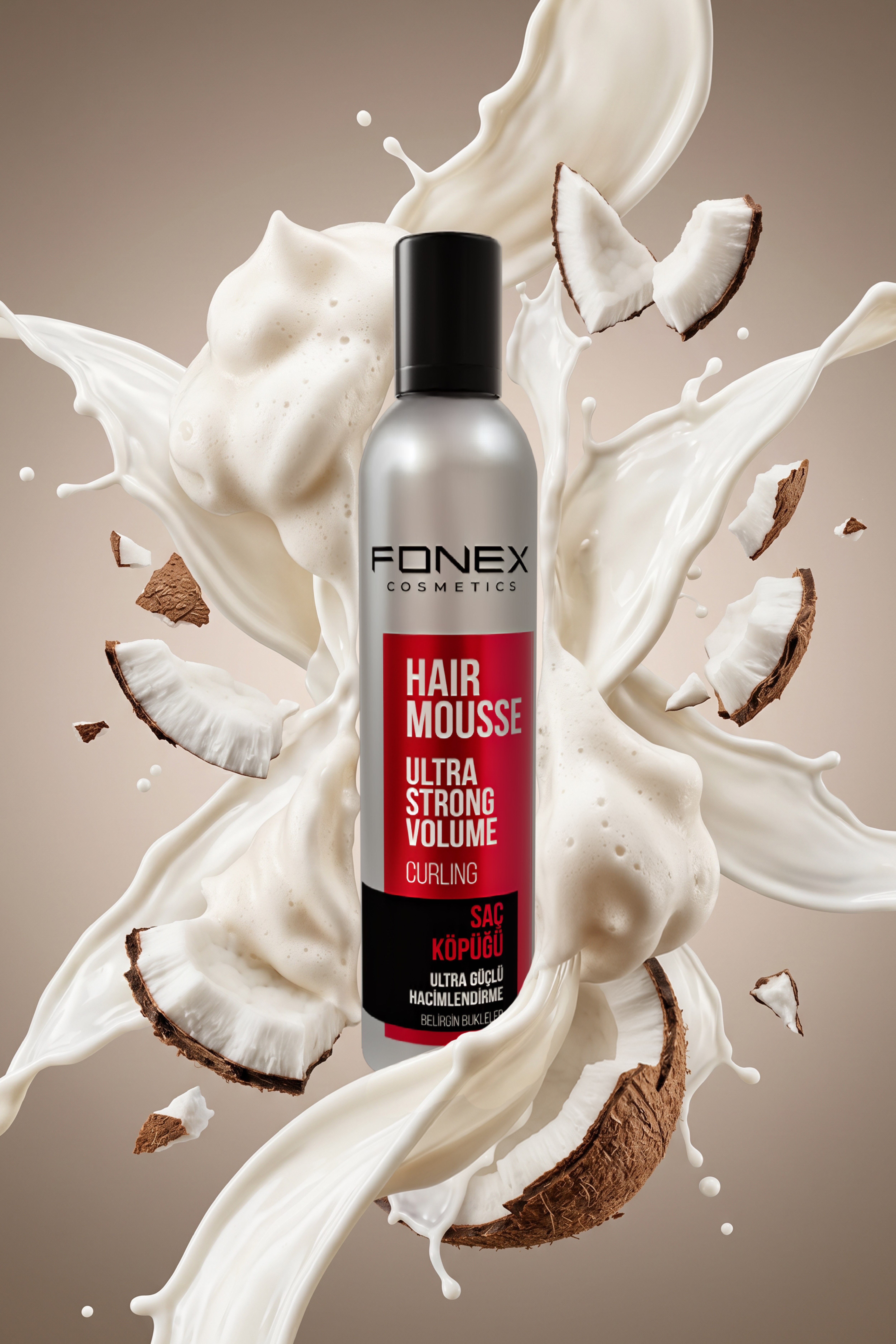 Fonex Saç Köpüğü Ultra Strong 300 ML 