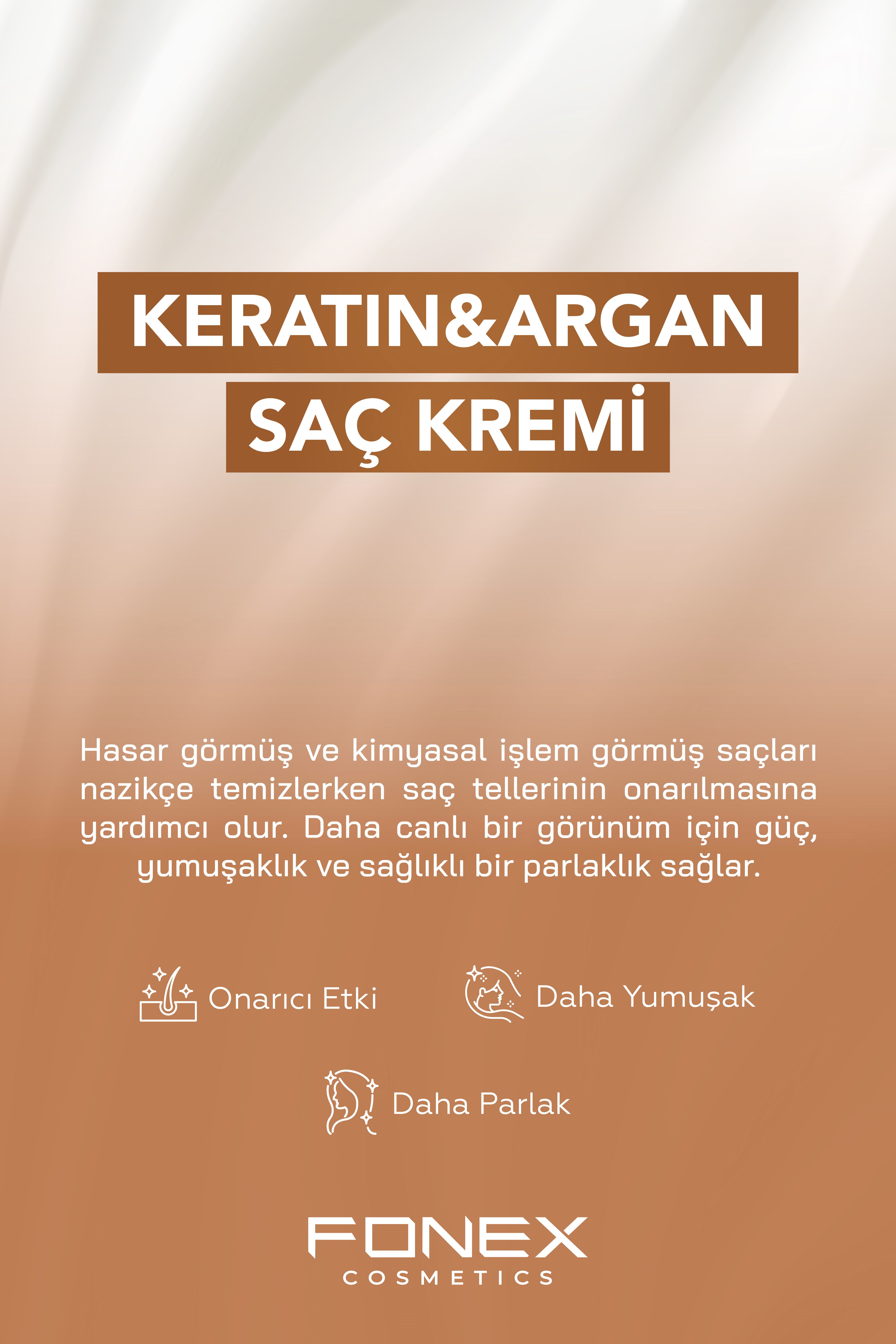 Fonex Saç Kremi Onarıcı 500 ML 