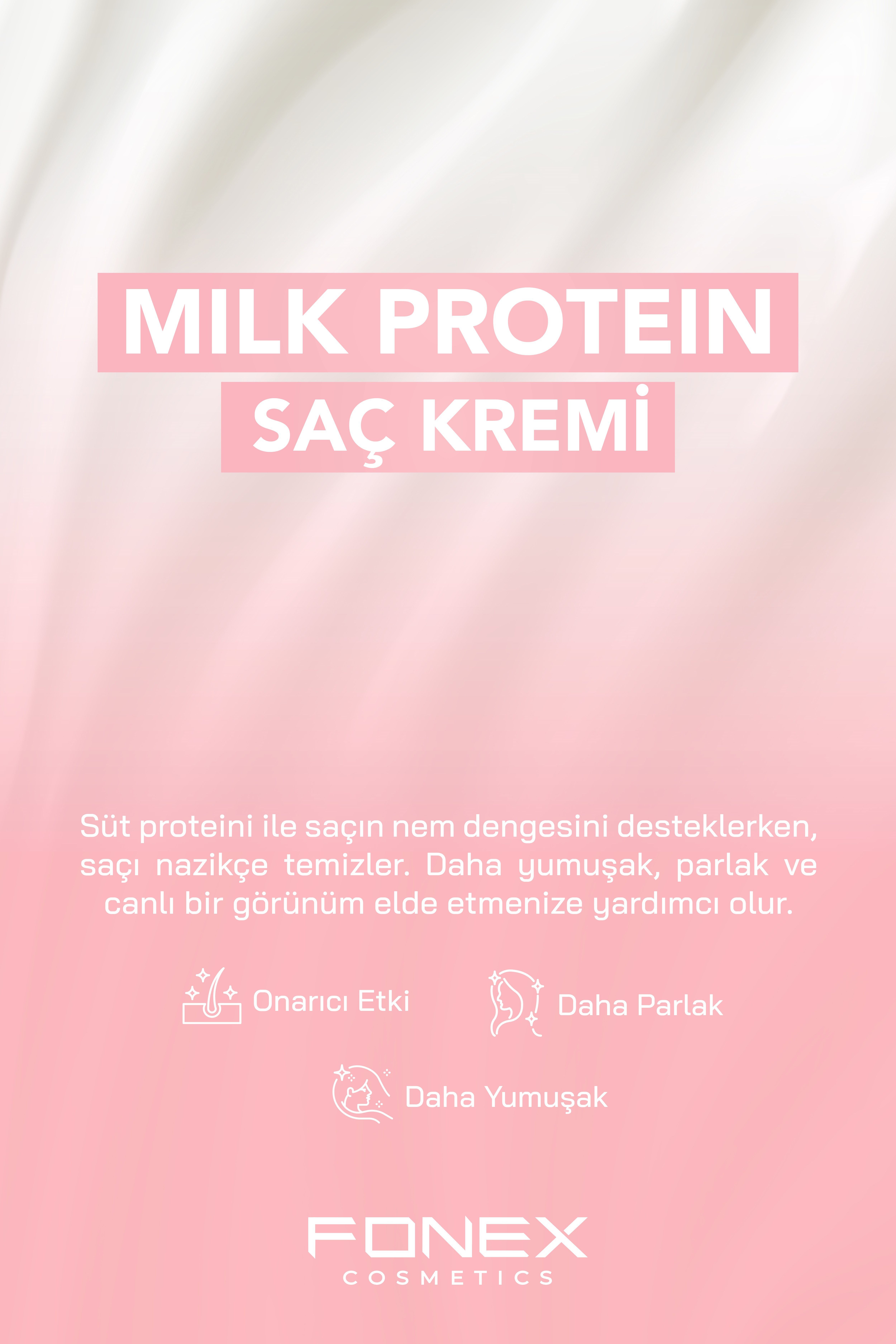 Fonex Saç Kremi Süt Protein 500 ML 