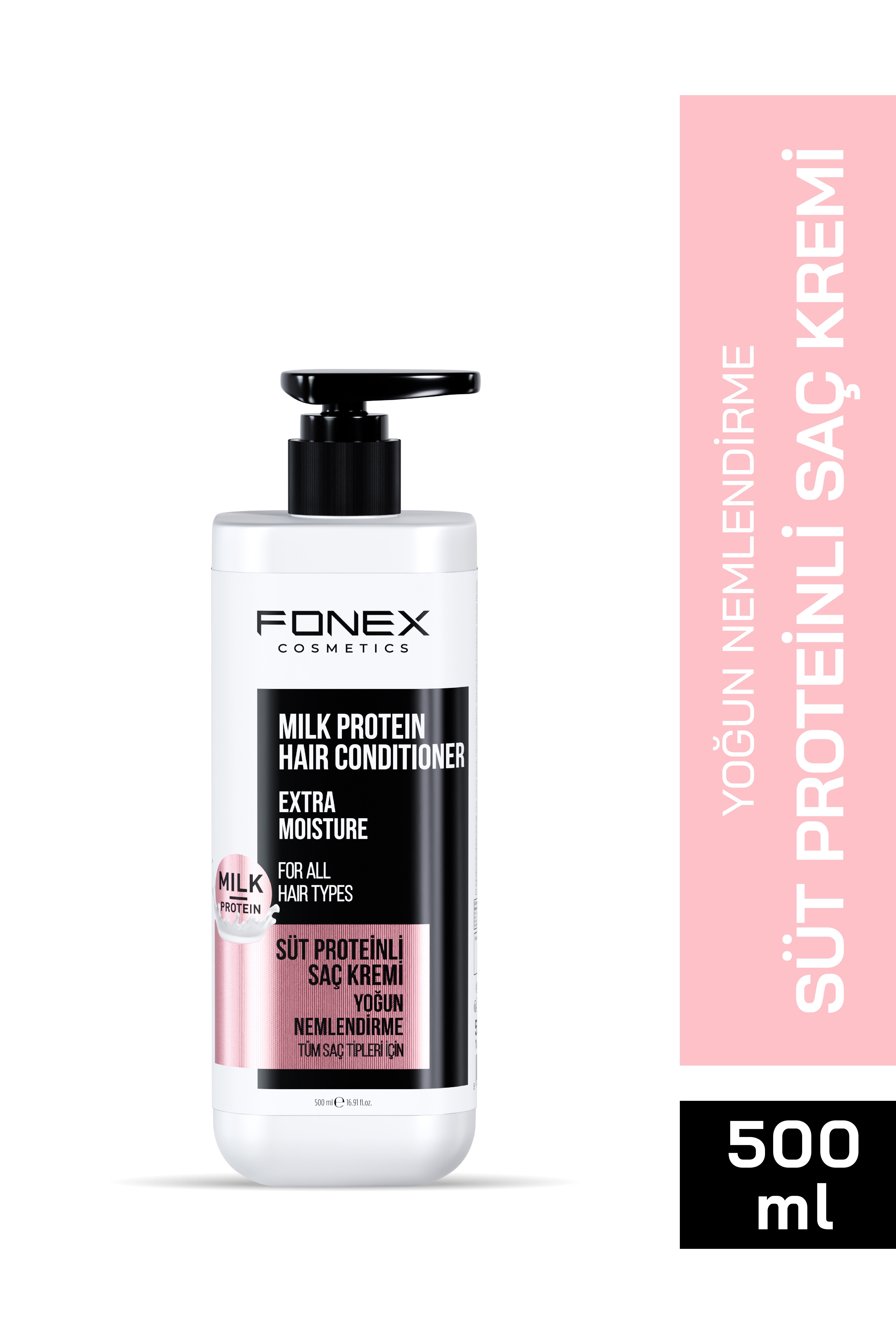 Fonex Saç Kremi Süt Protein 500 ML 