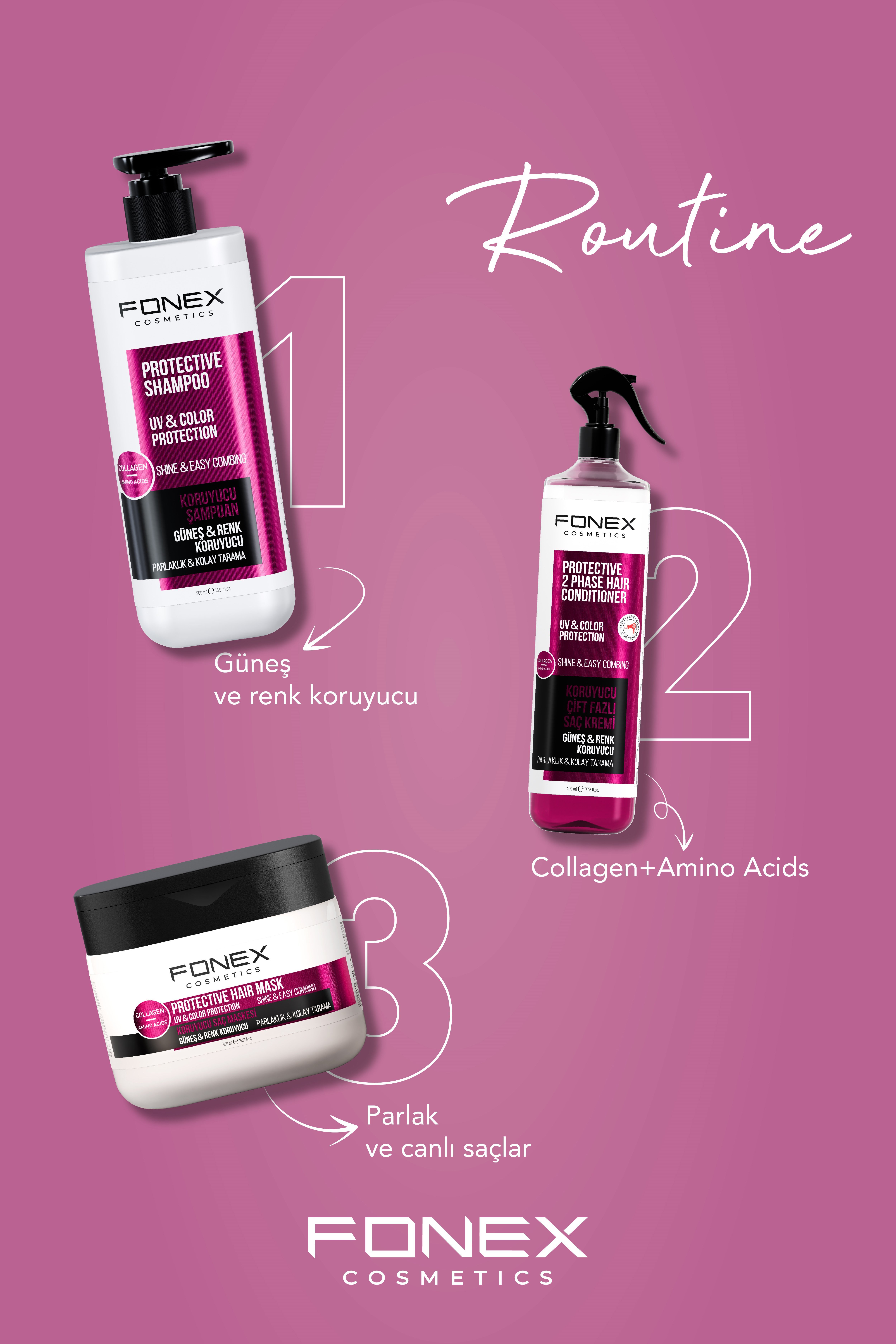 Fonex Saç Maskesi Koruyucu 500 ML 