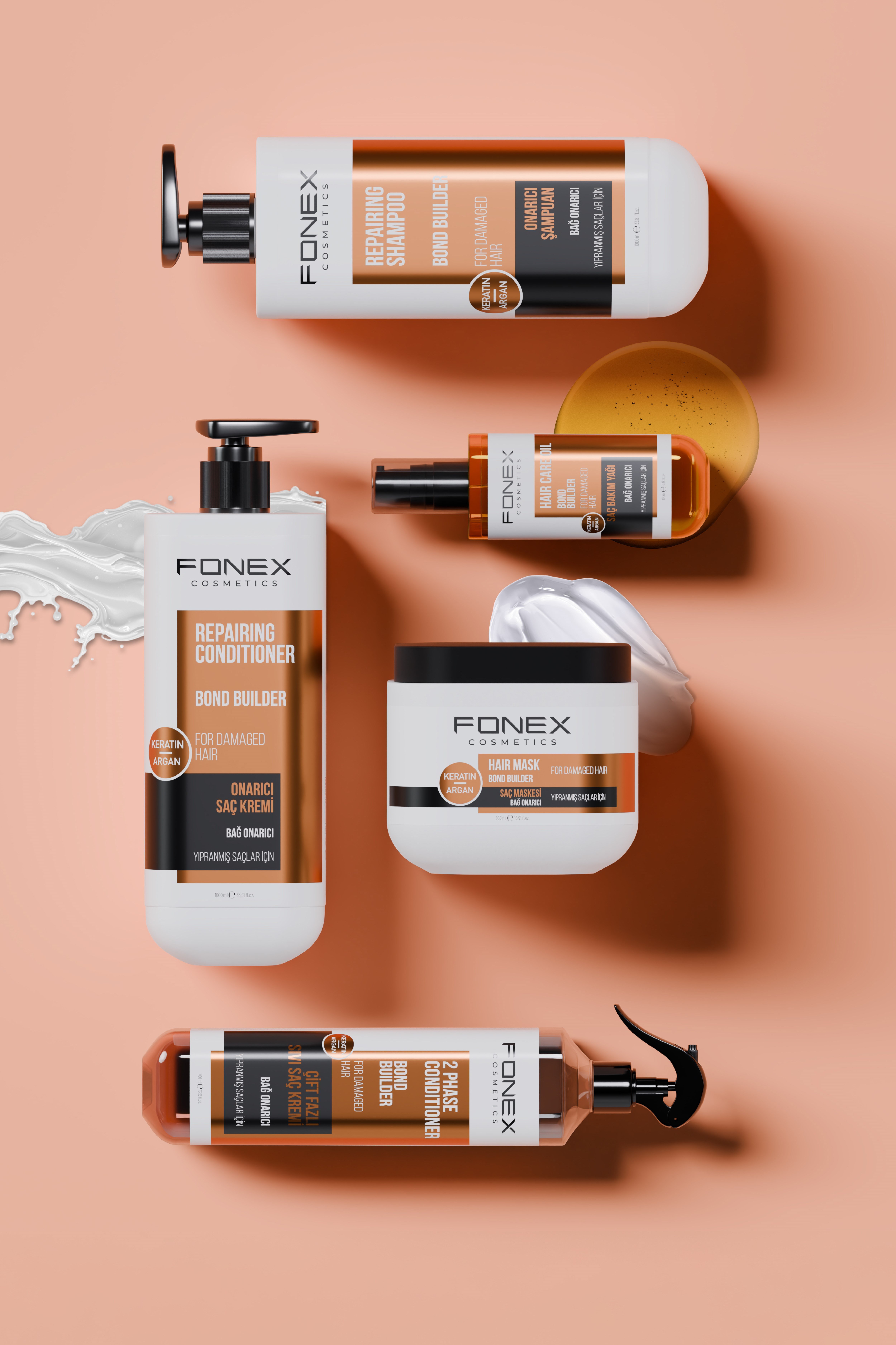Fonex Saç Maskesi Onarıcı 500 ML 