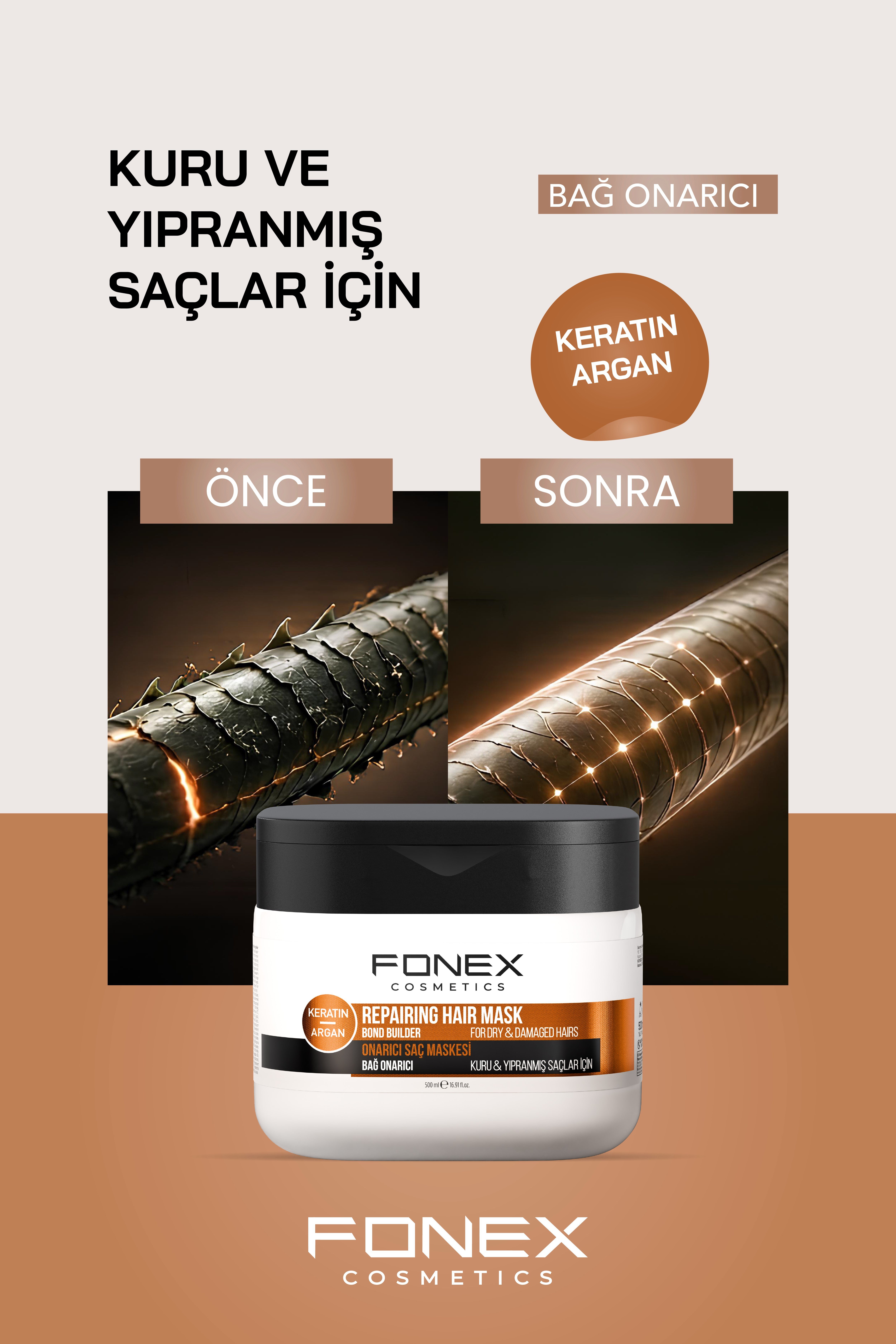 Fonex Saç Maskesi Onarıcı 500 ML 