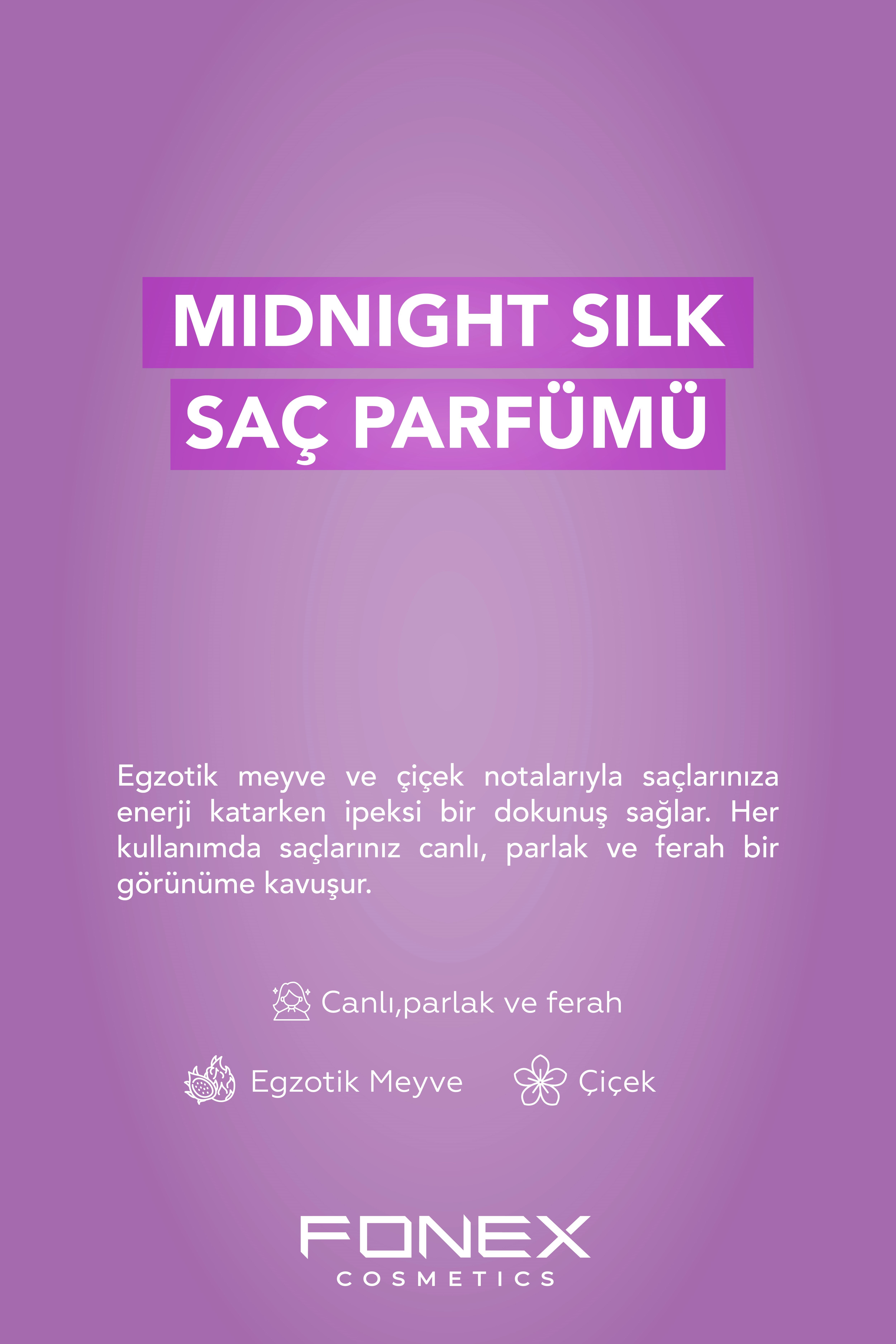 Fonex Saç Parfümü Midnight Silk 100 ML 
