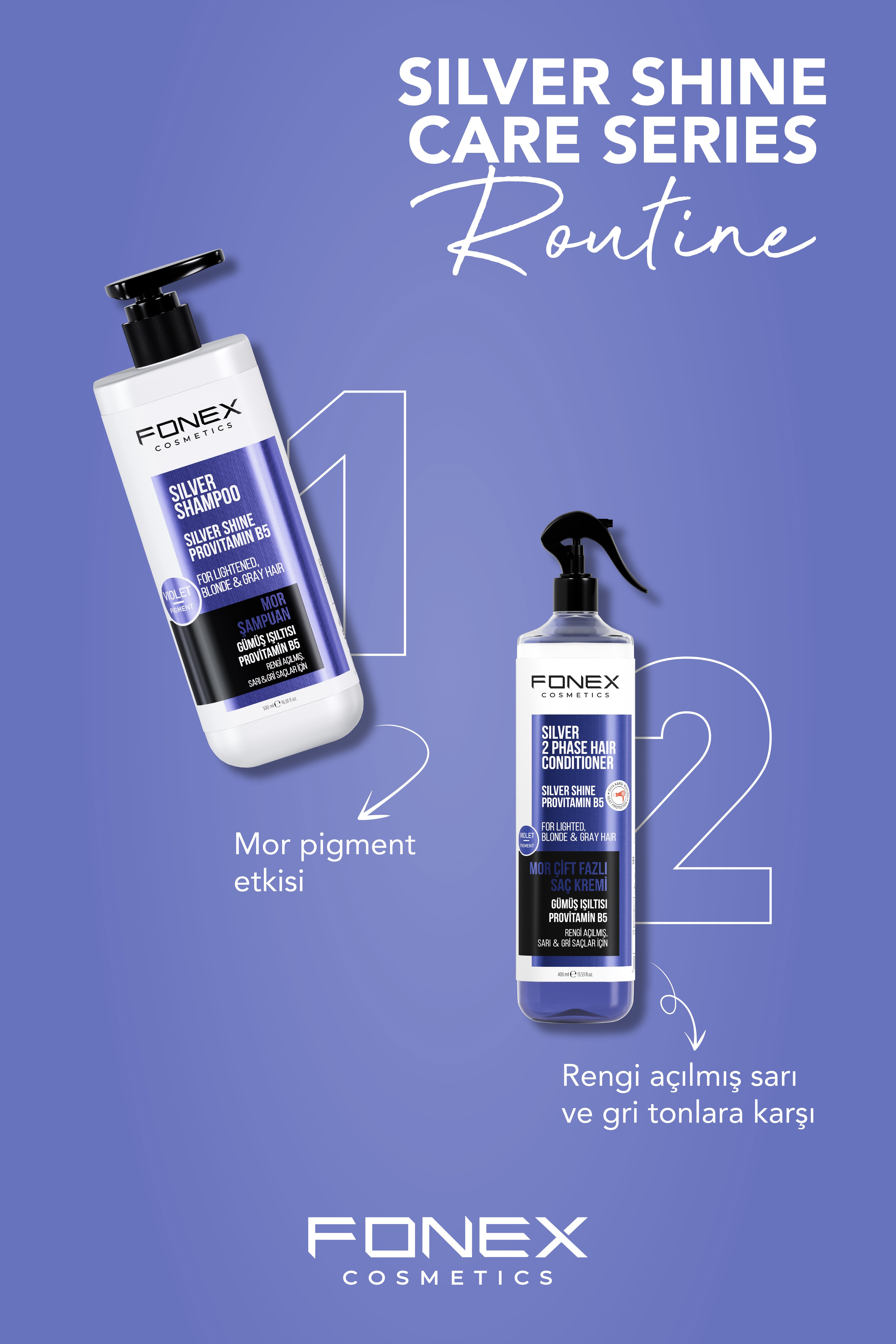 Fonex Şampuan Mor 500 ML 