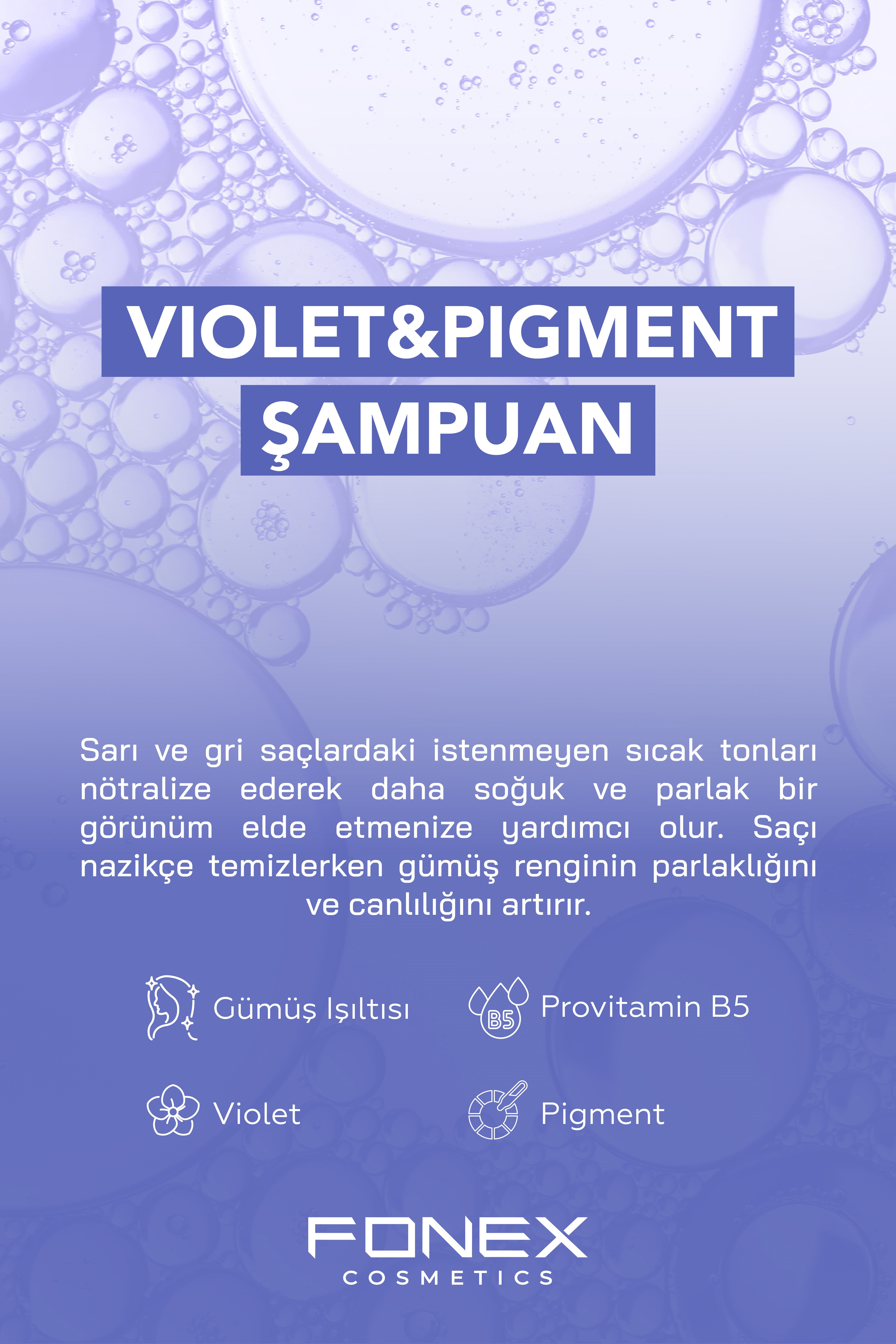 Fonex Şampuan Mor 500 ML 