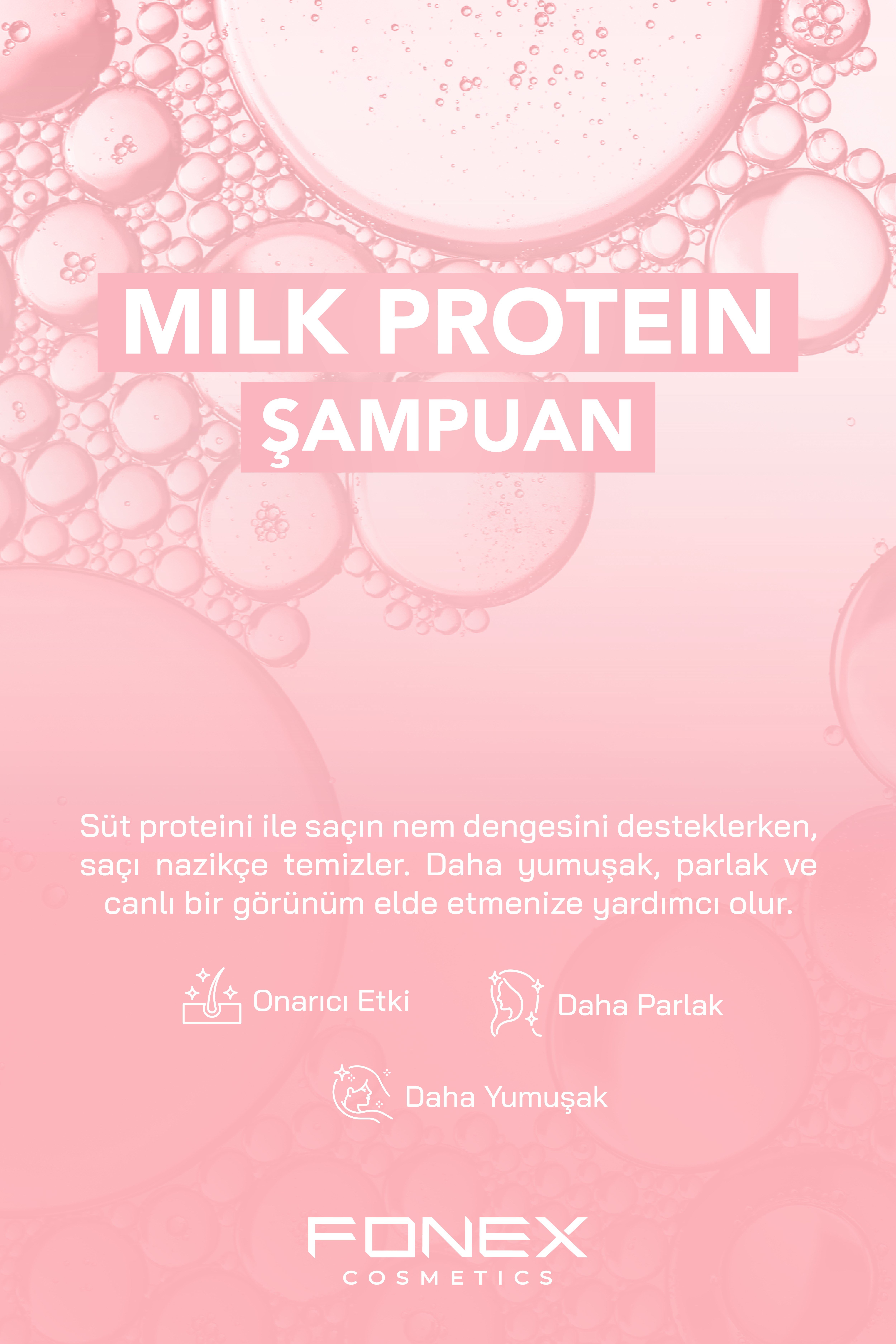 Fonex Şampuan Süt Protein 500 ML 