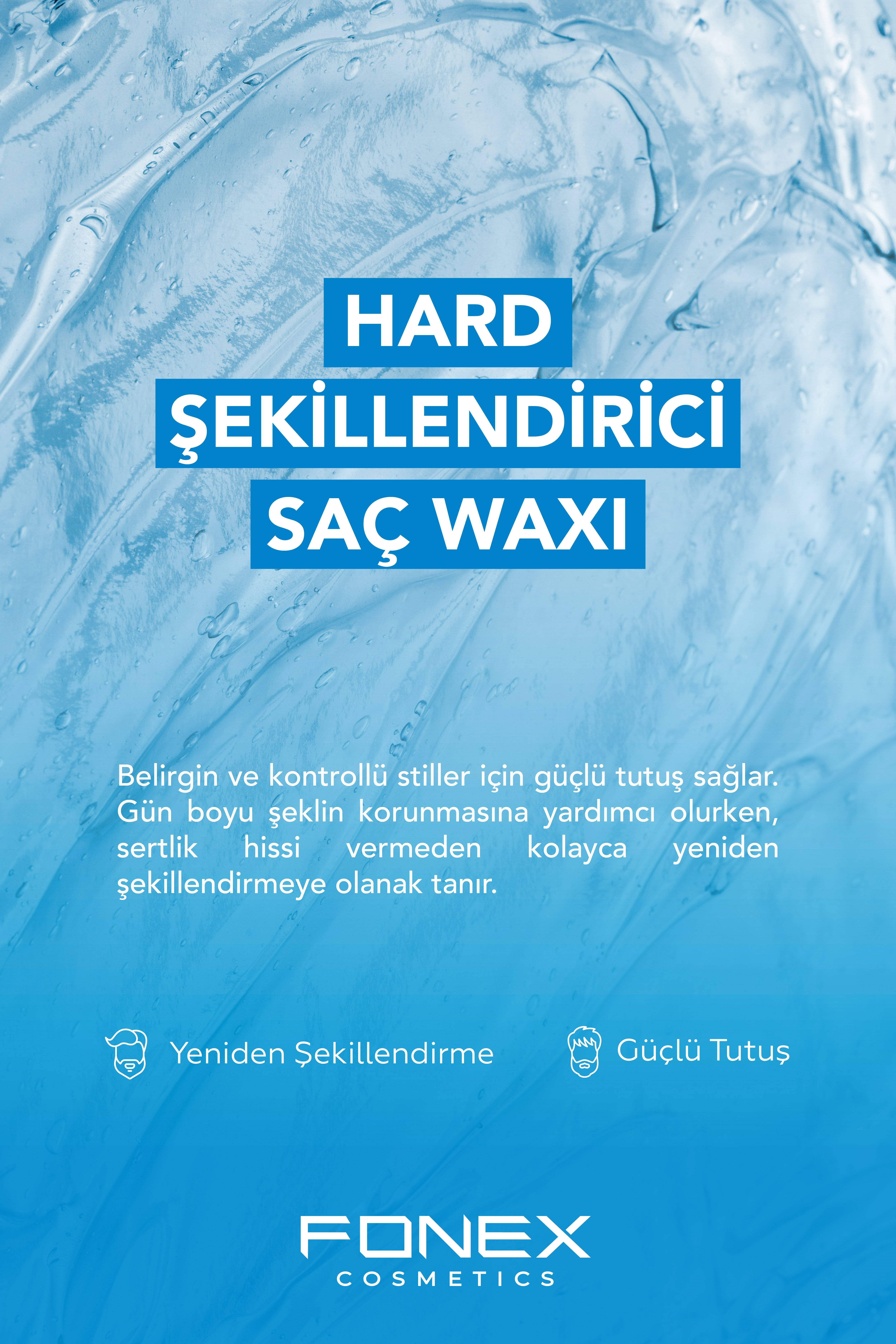 Fonex Şekillendirici Saç Waxı Hard 150 ML 