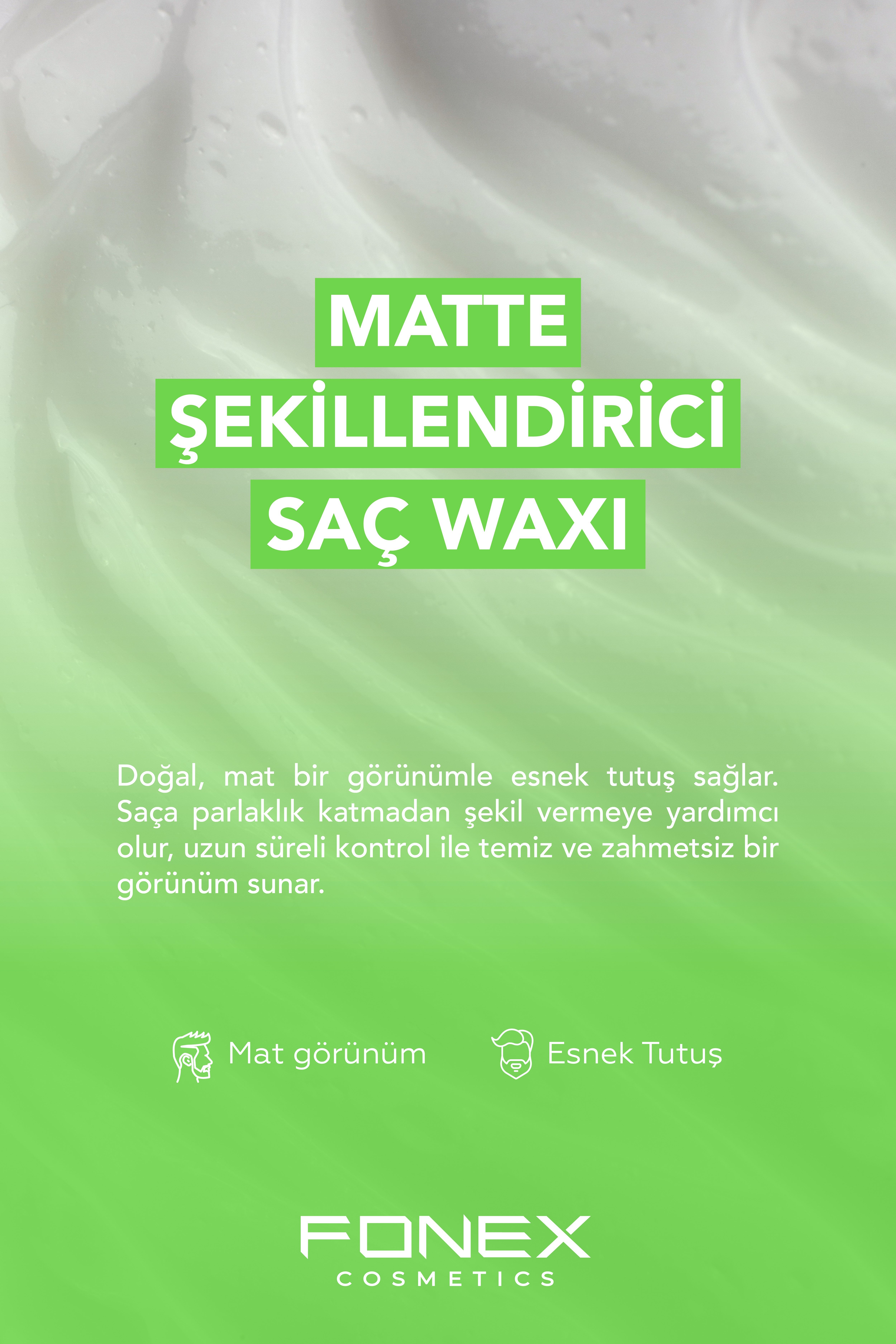 Fonex Şekillendirici Saç Waxı Matte 150 ML 