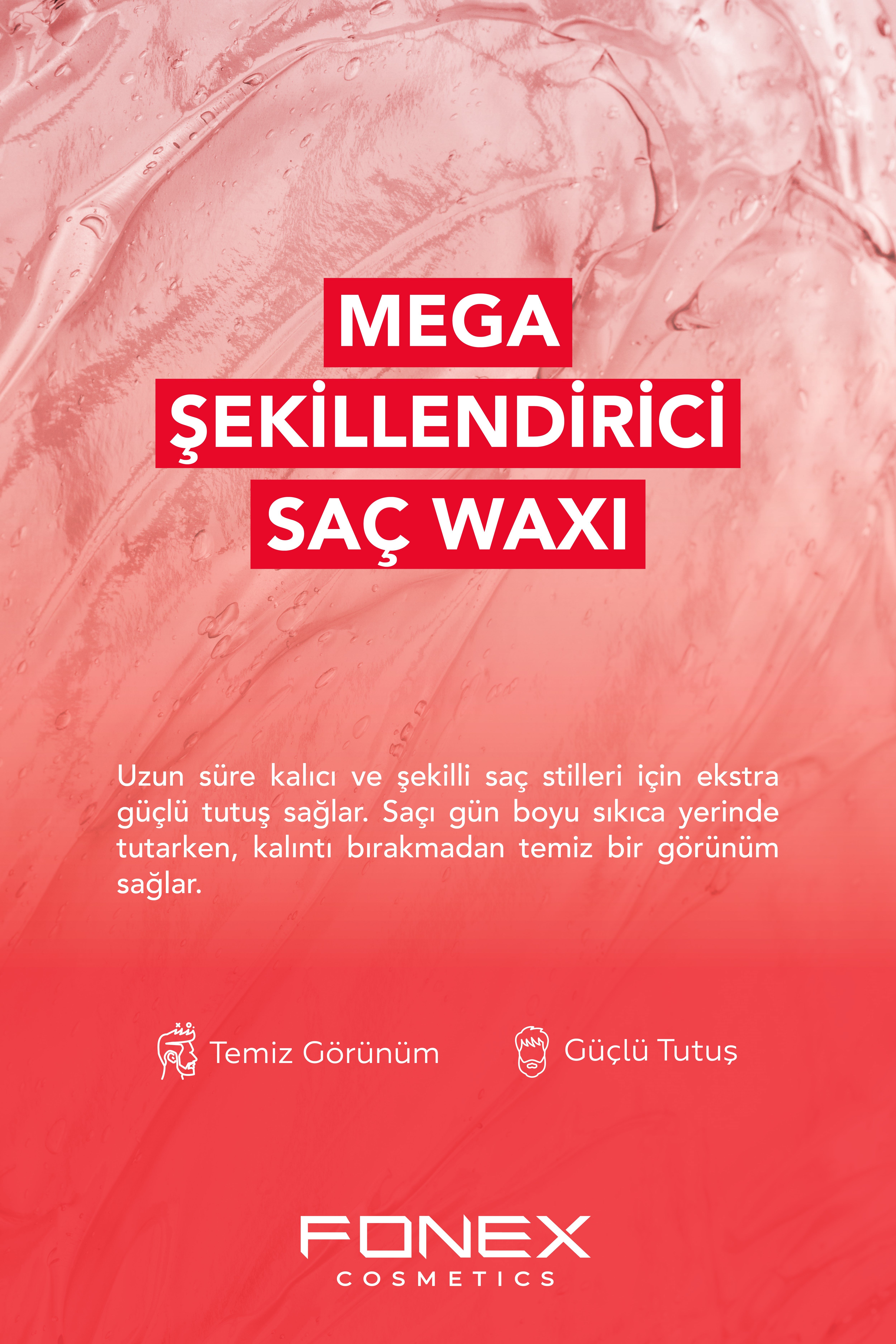 Fonex Şekillendirici Saç Waxı Mega 150 ML 