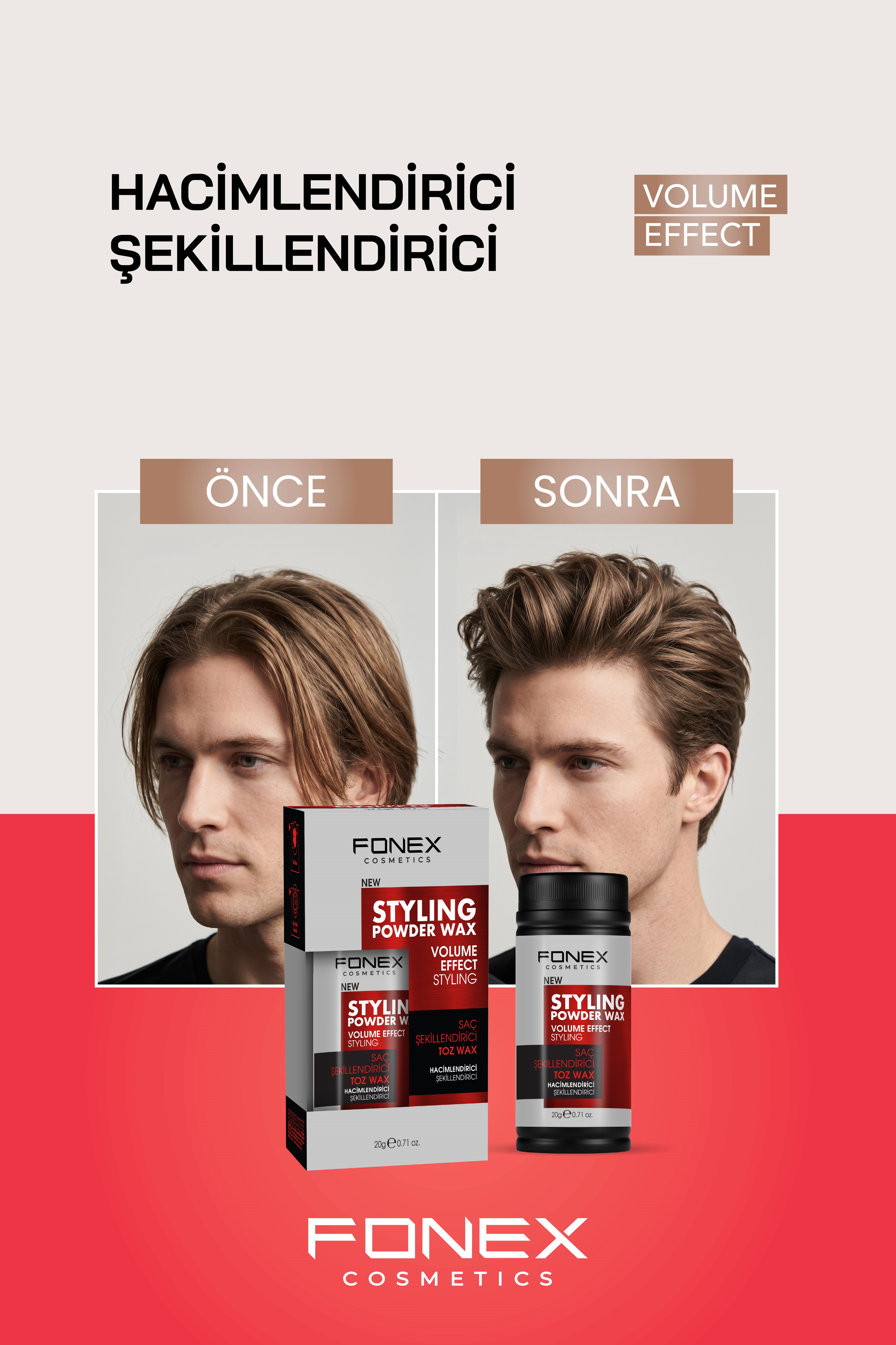 Fonex Şekillendirici Toz Wax Hacimlendirici 20Gr