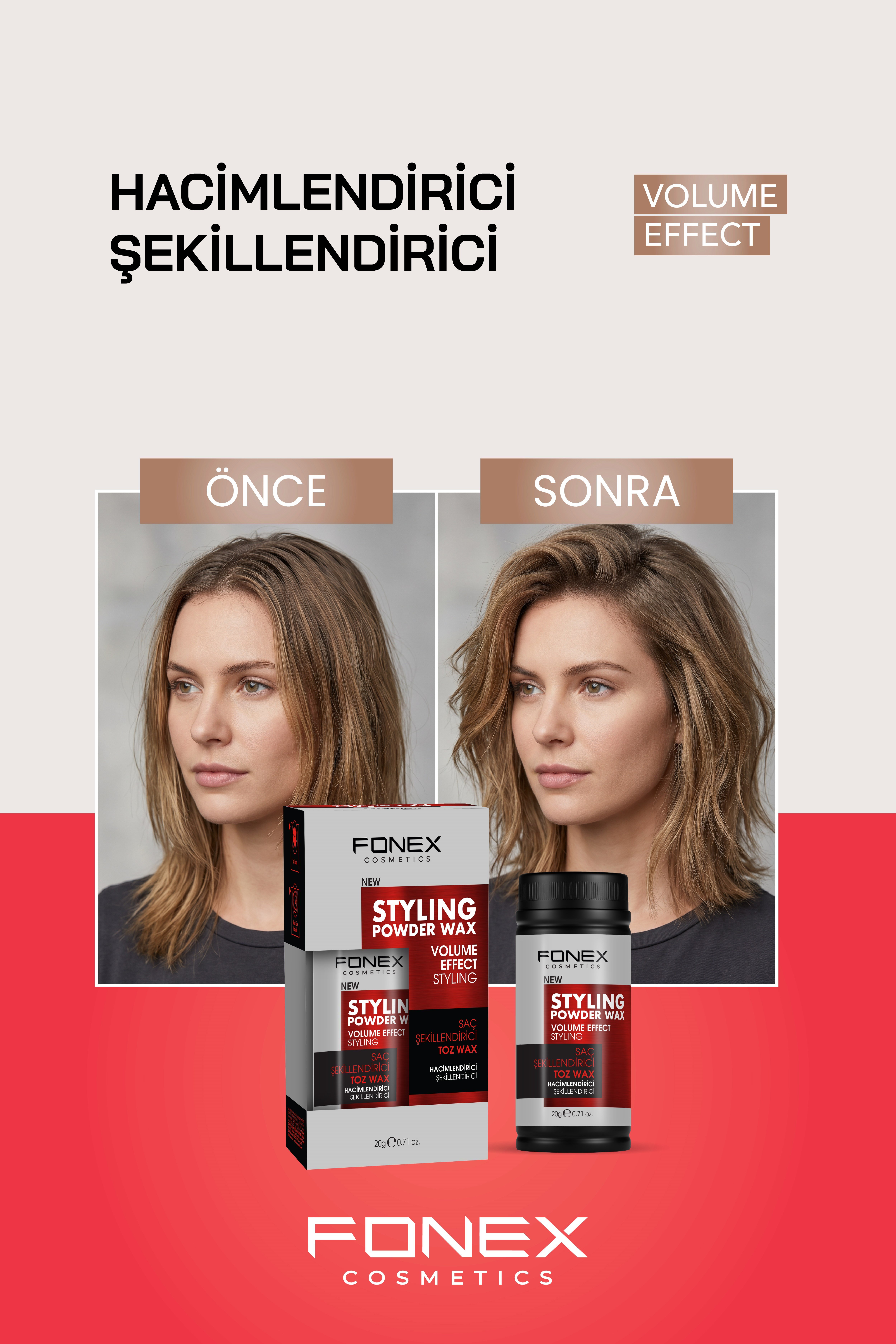 Fonex Şekillendirici Toz Wax Hacimlendirici 20Gr
