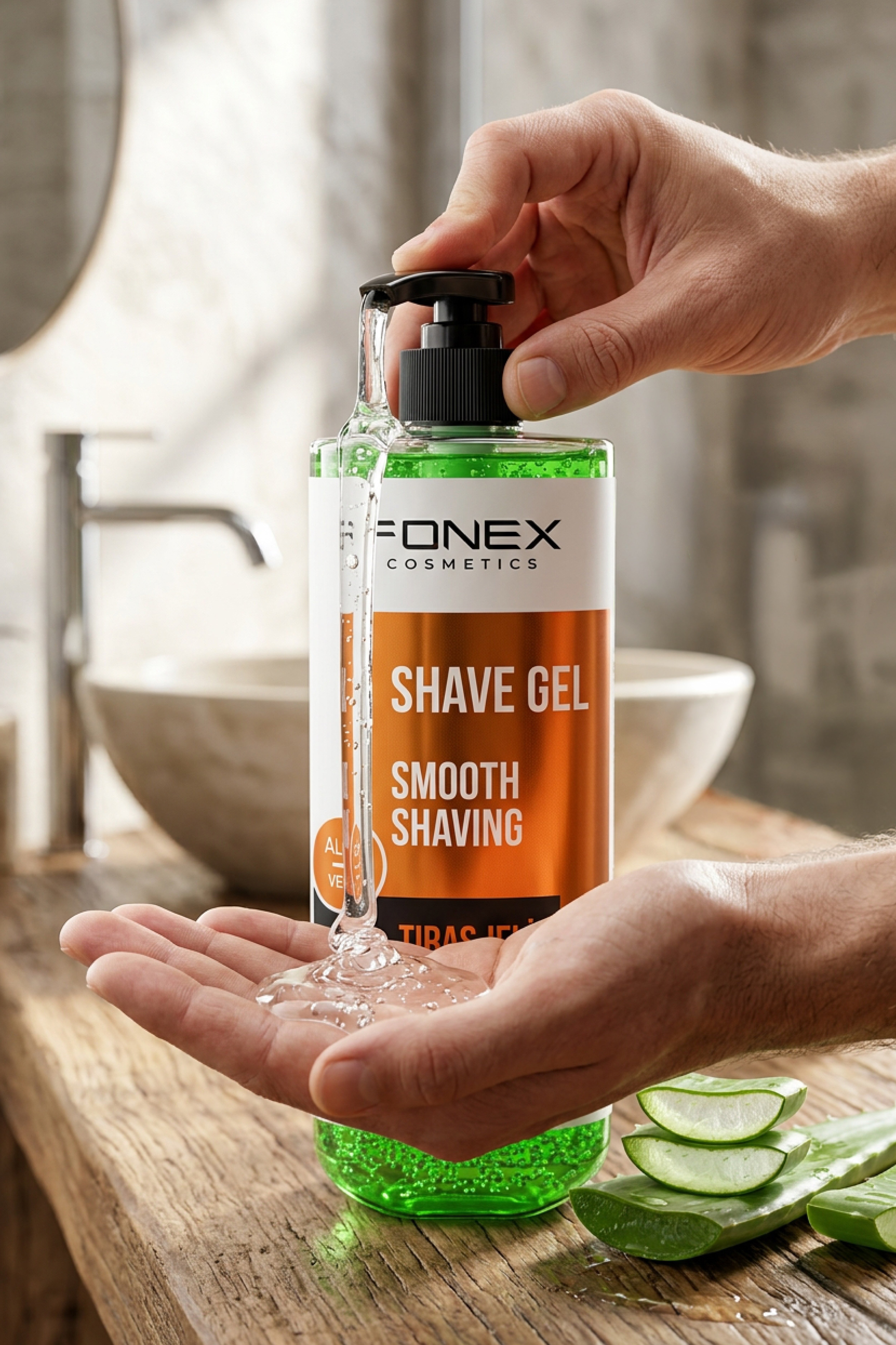 Fonex Tıraş Jeli Aloe Vera 950 ML 