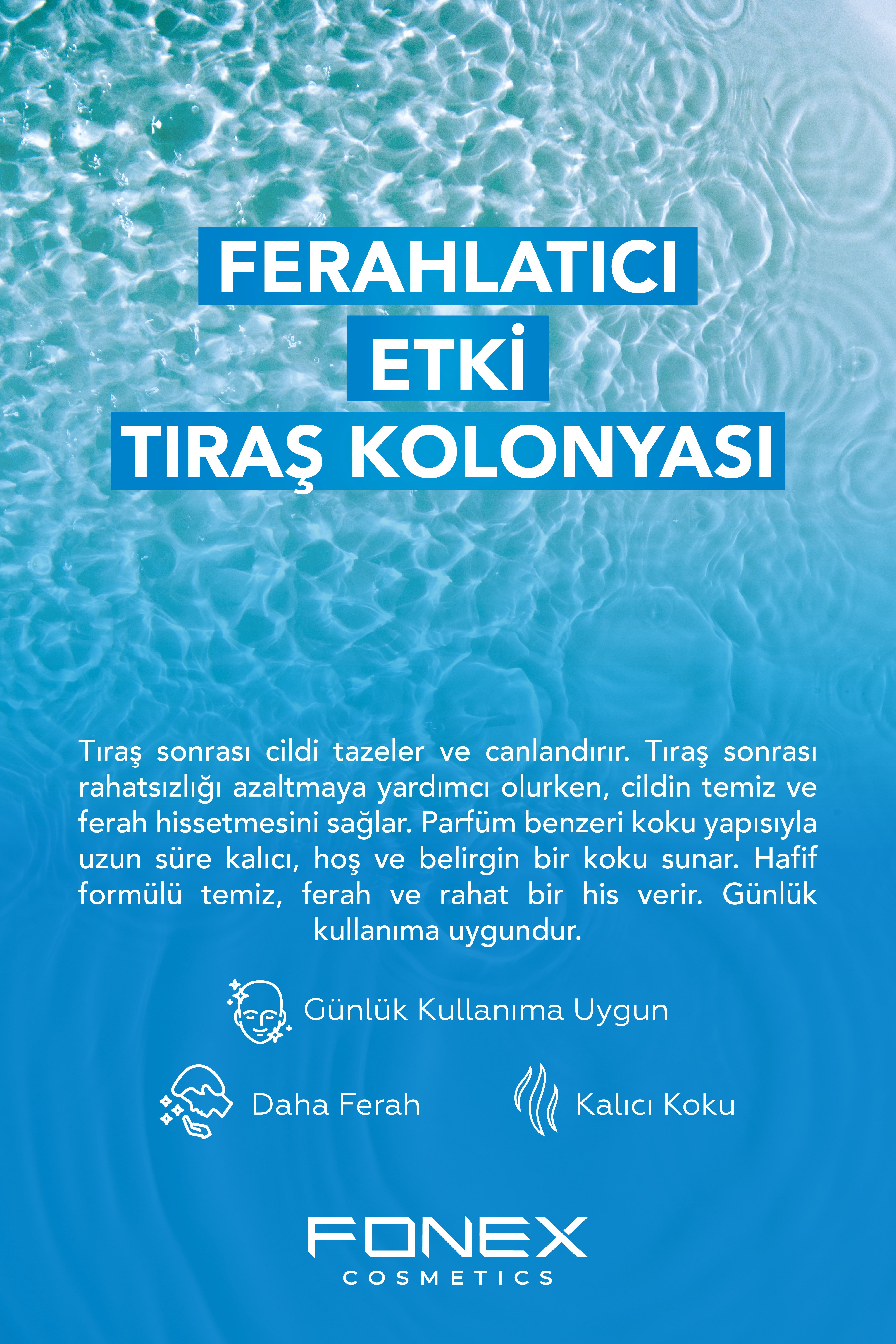 Fonex Tıraş Kolonyası Indigo 600 ML 