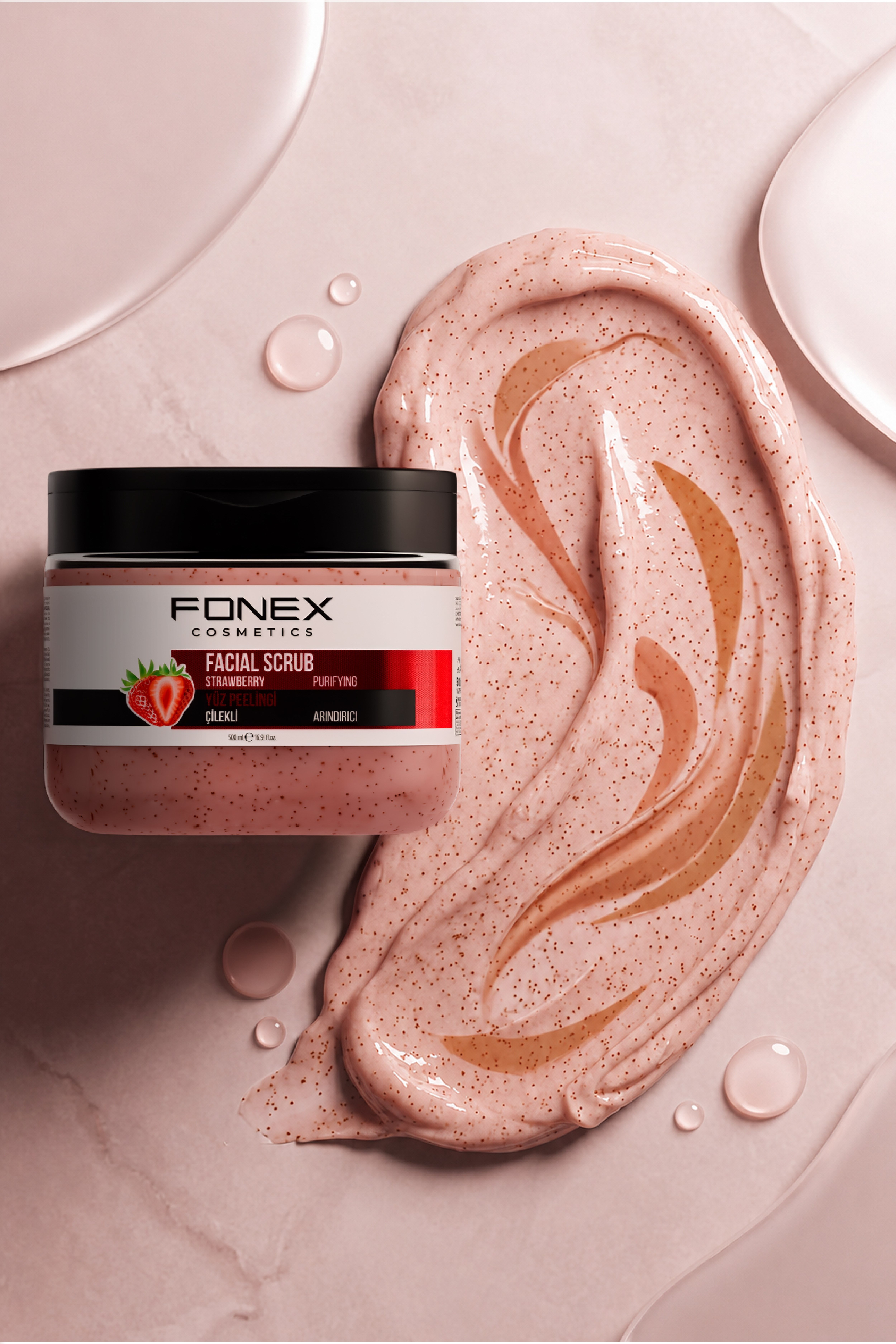 Fonex Yüz Peelingi Çilekli 500 ML 