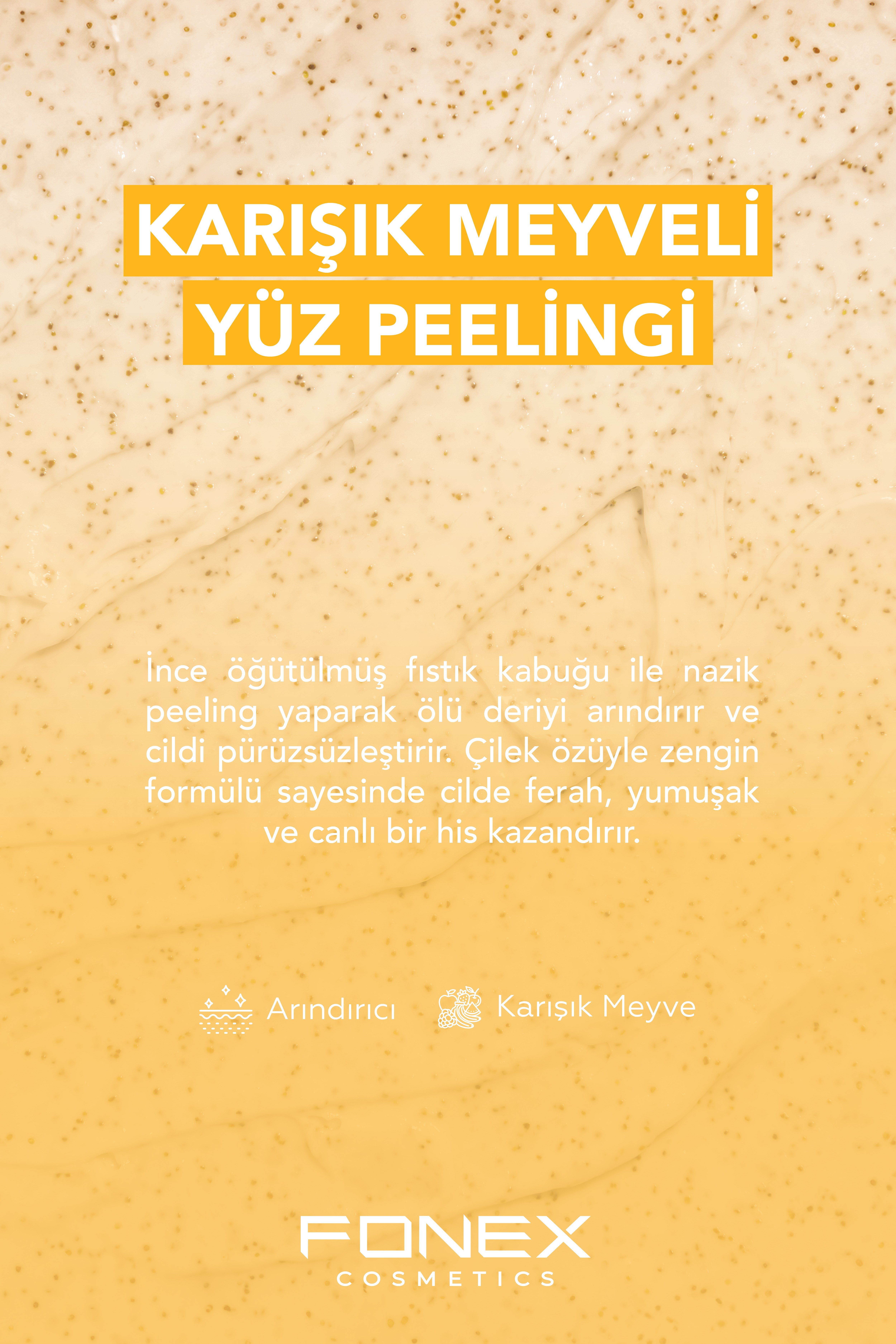 Fonex Yüz Peelingi Karışık Meyve 500 ML 
