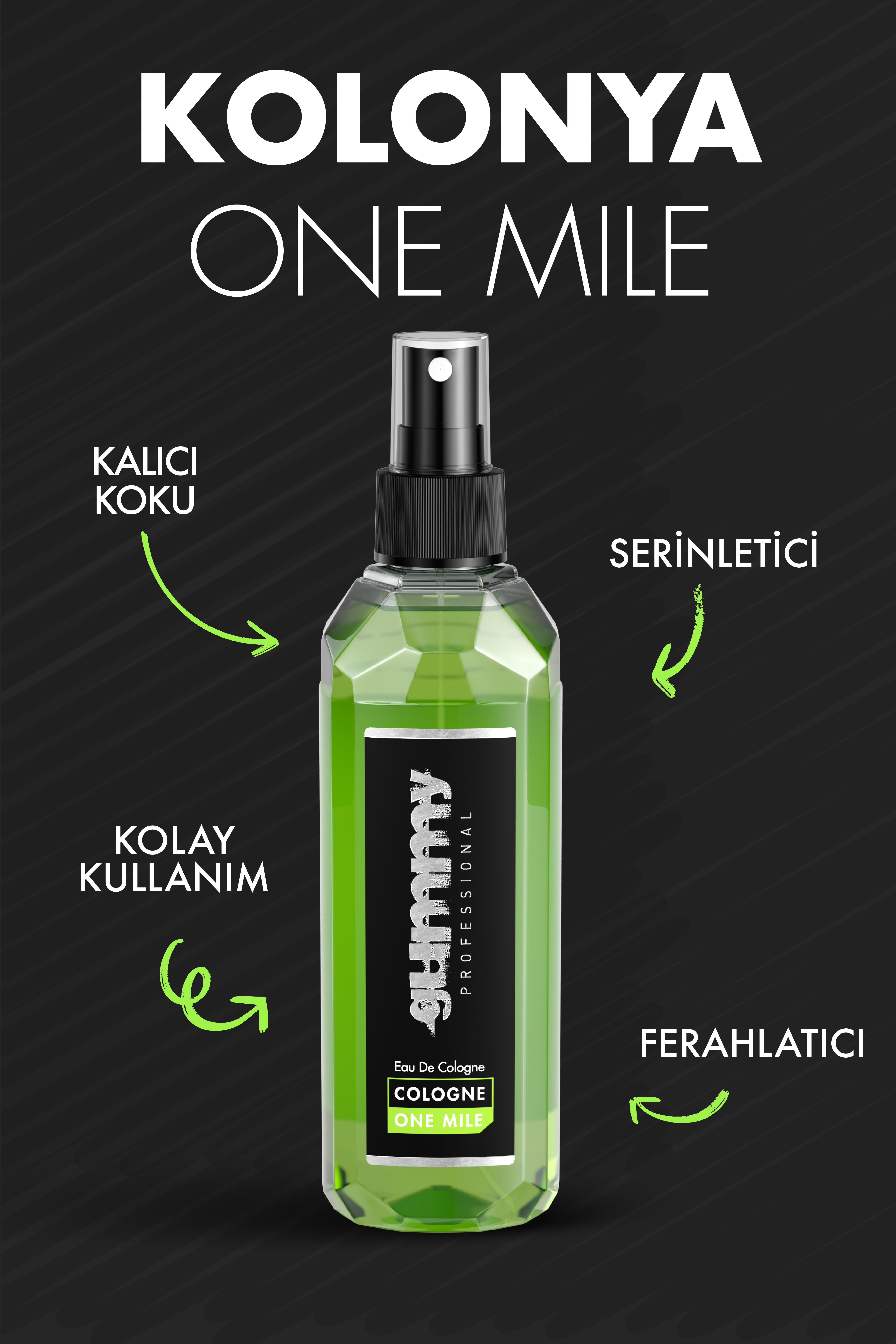 Gummy Barber Kolonya One Mile 400 ML