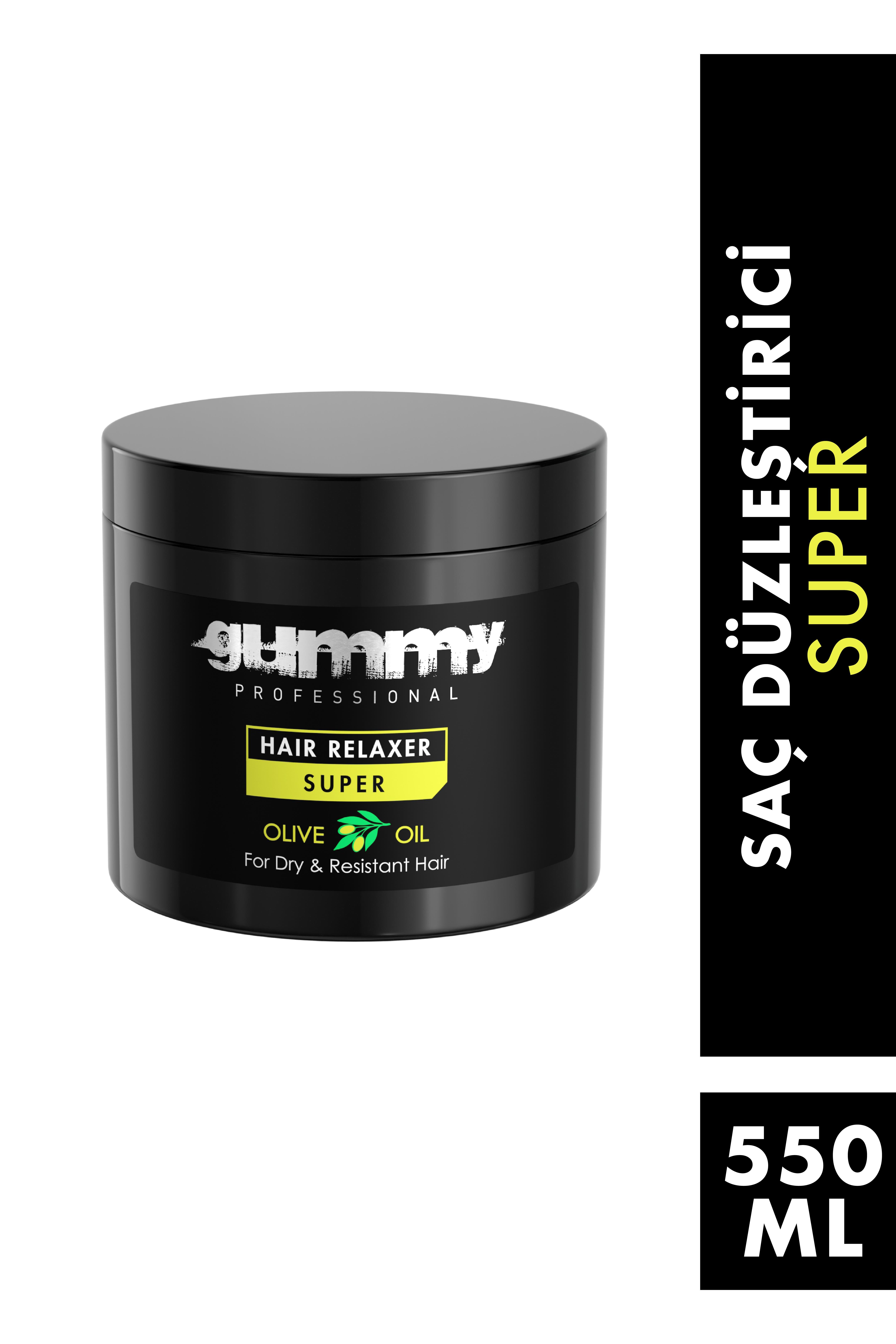 Gummy Hair Relaxer Süper Olive Oil 550 ML