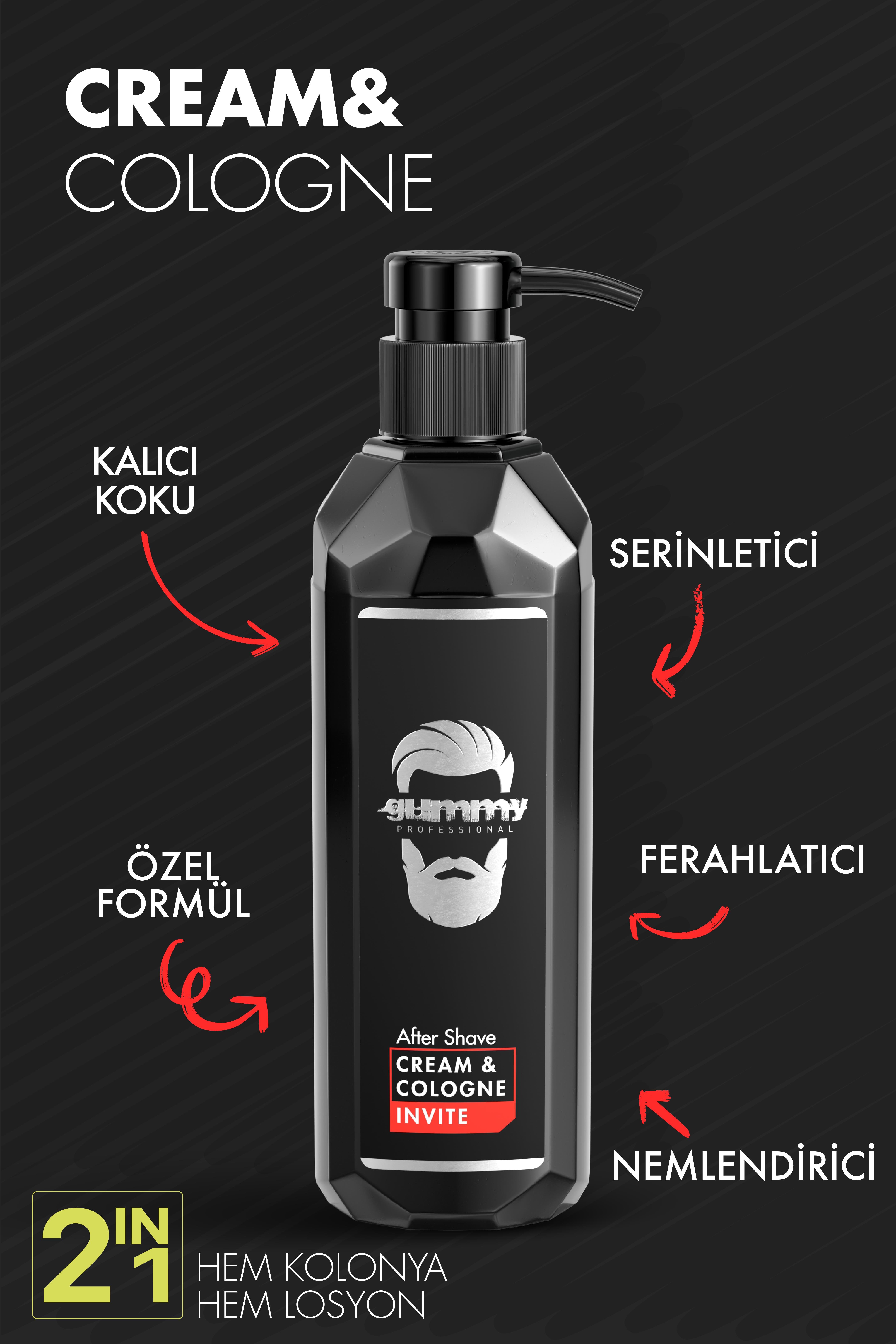 Gummy Krem Kolonya Invite 400 ML