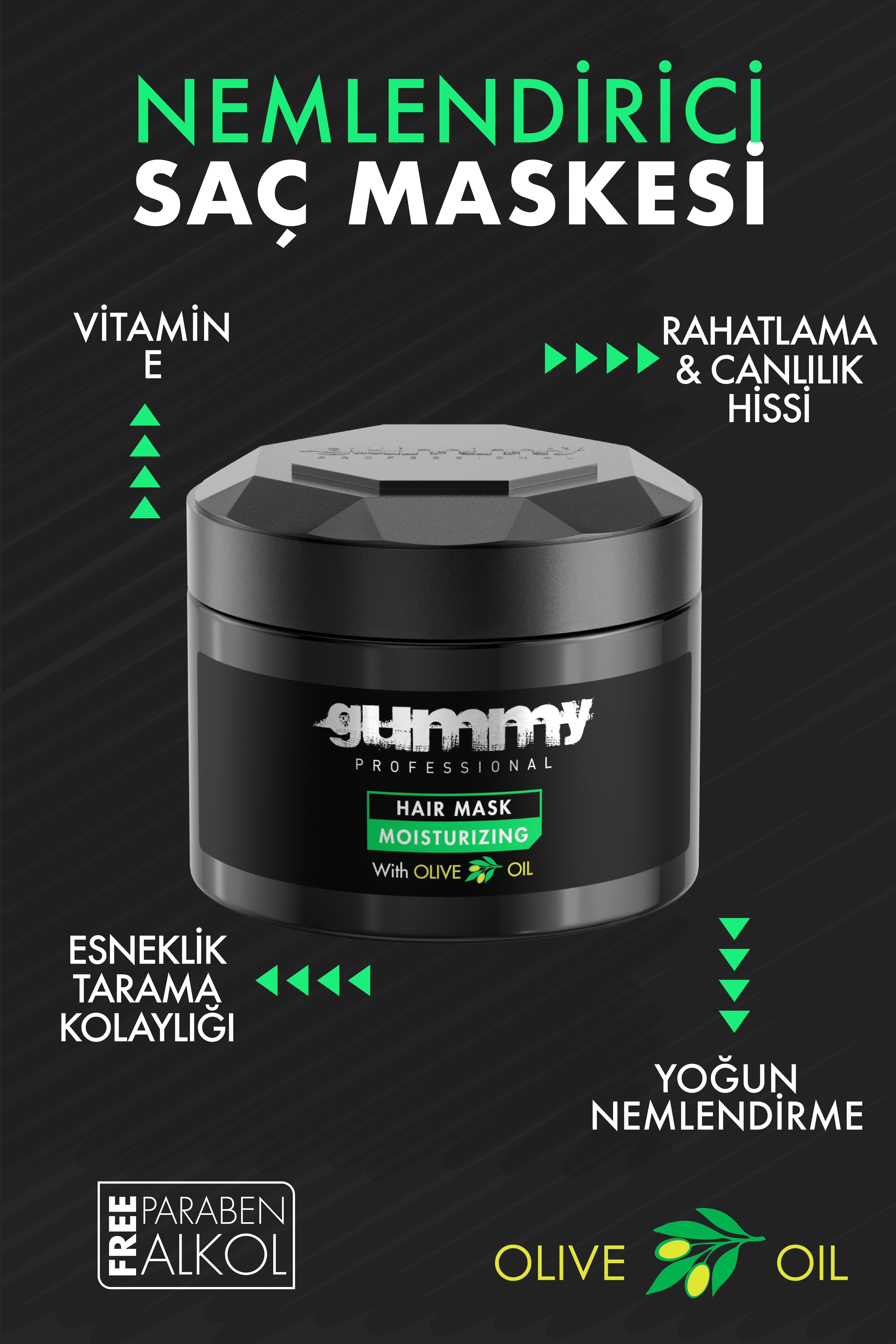 Gummy Olive Saç Maskesi 300 ML