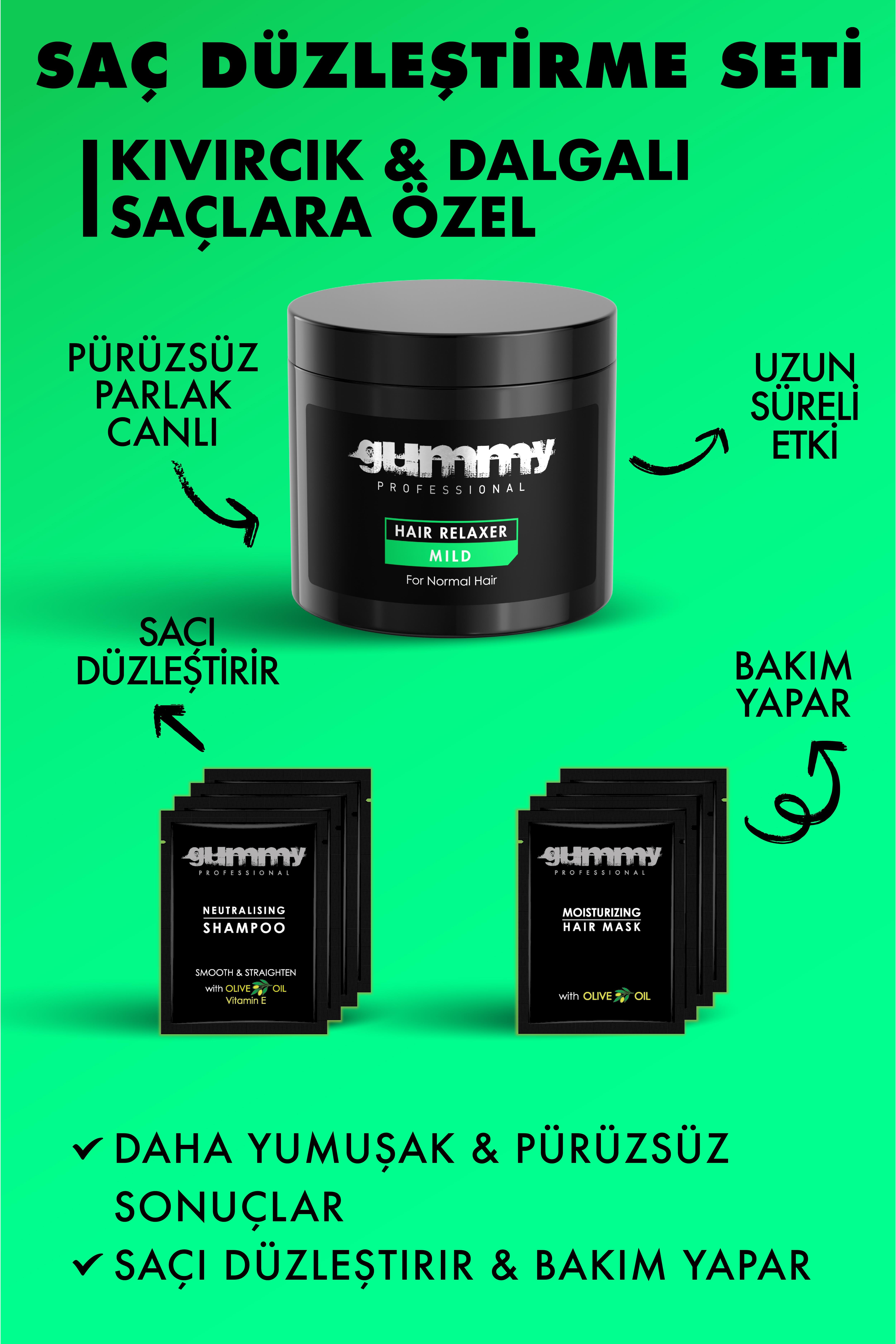 Gummy Saç Düzlestirici (Relaxer)