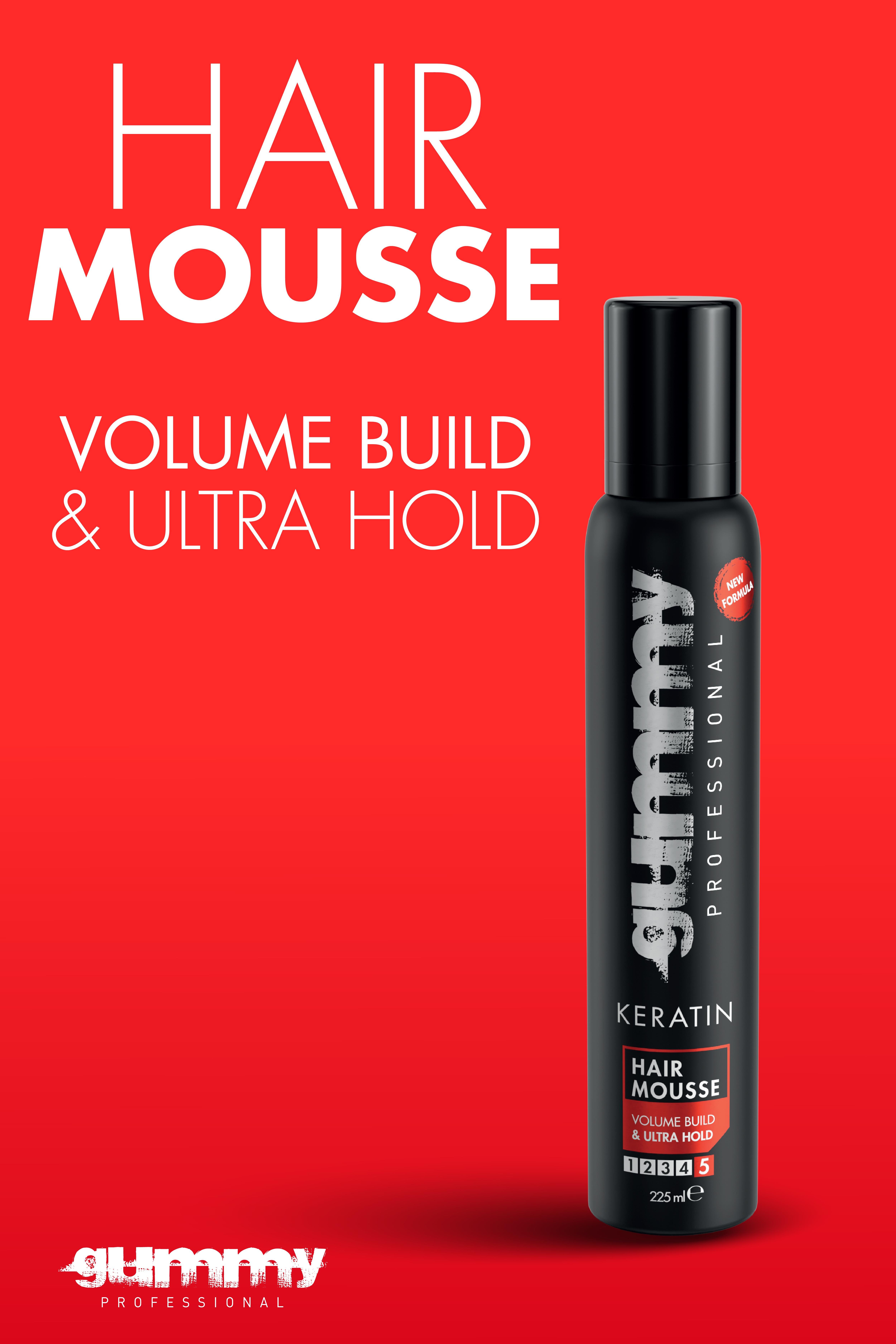 Gummy Saç Köpügü Ultra Sert 225 ML