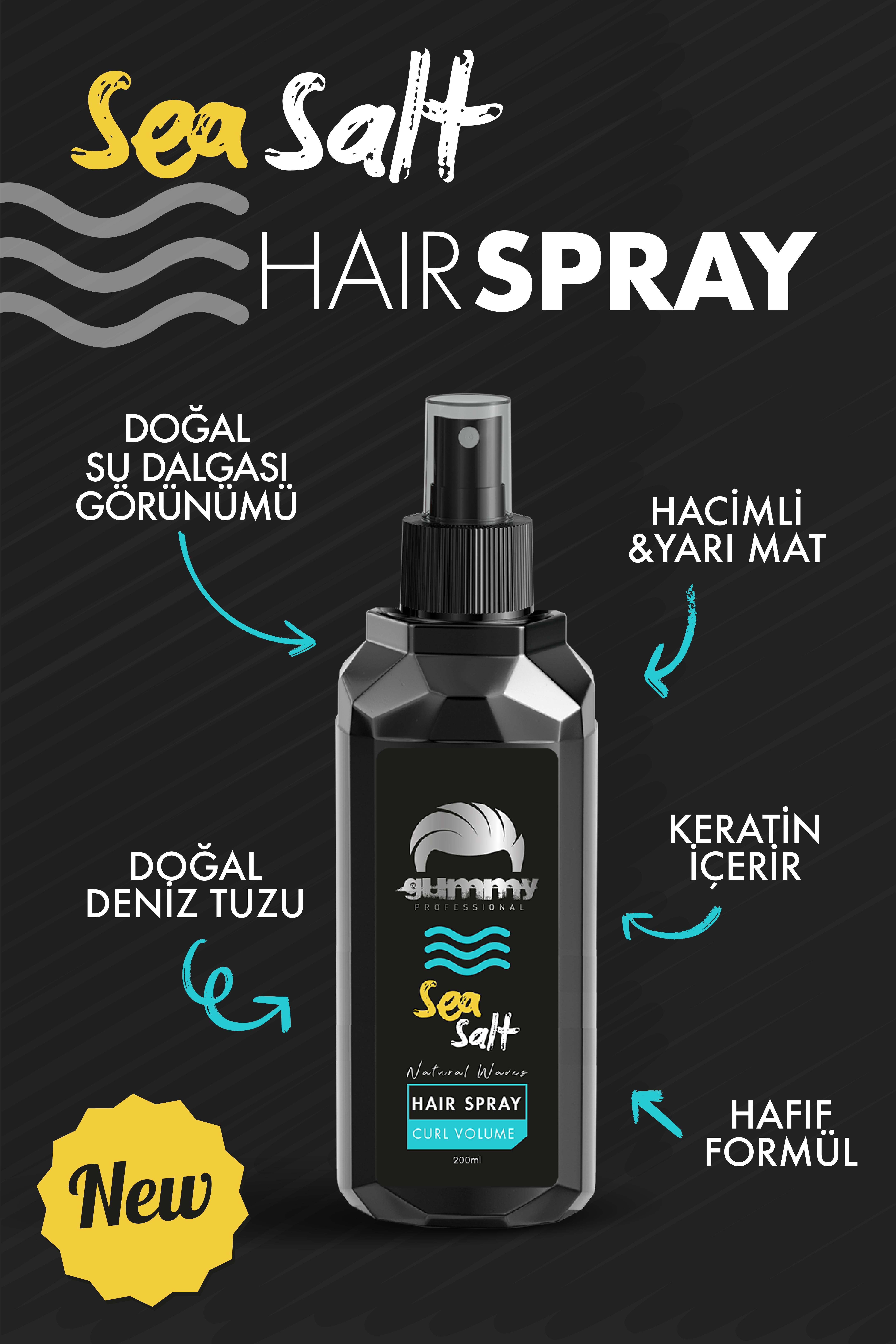 Gummy Sea Salt Saç Spreyi 250 ML