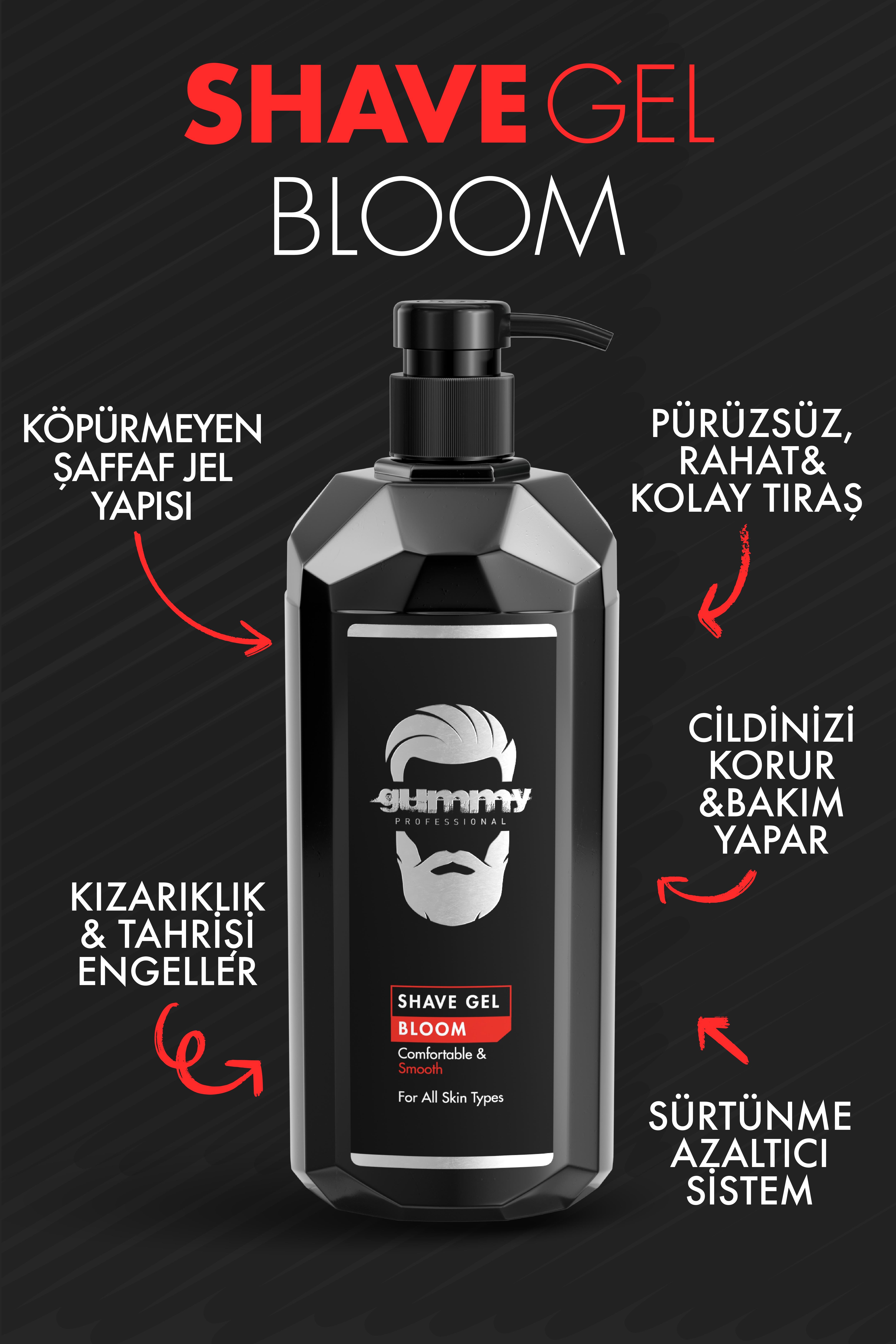 Gummy Tıraş Jeli Bloom 1000 ML