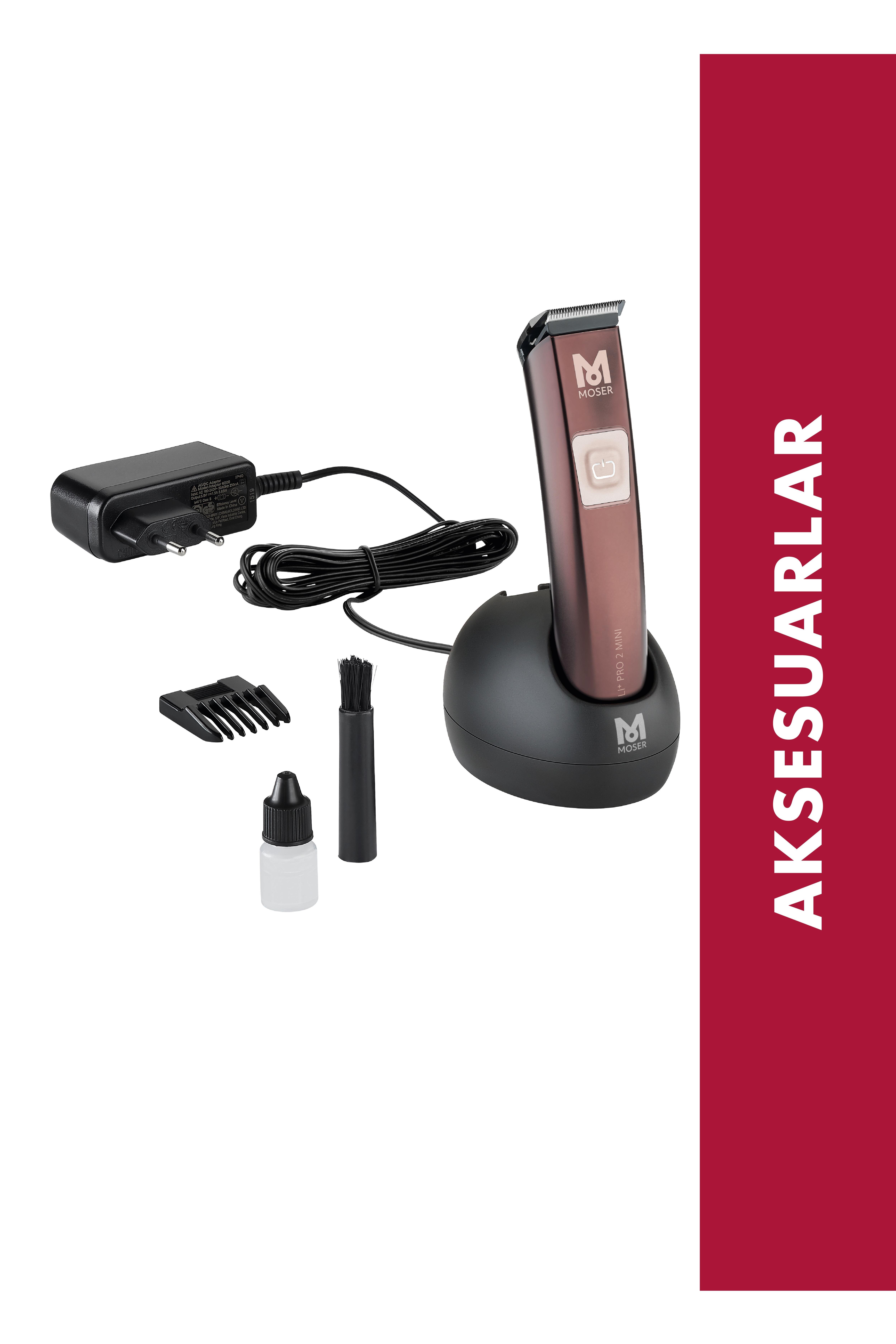 Moser 1588 Li+Pro 2 Mini Kablosuz Profesyonel Sakal Kesme Makinesi
