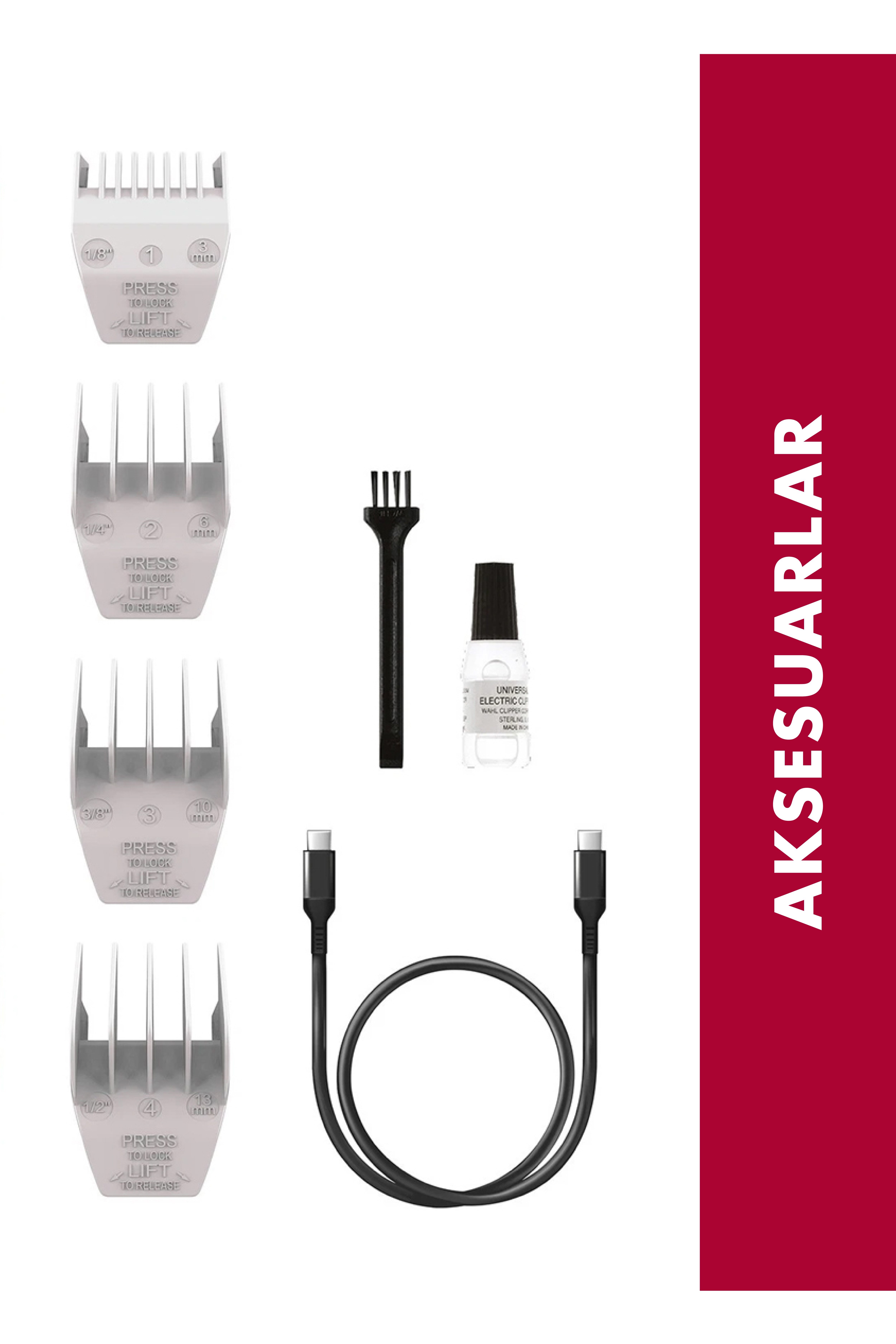Wahl 3026718 Peanut Li Profesyonel Ense Ve Sakal Makinesi