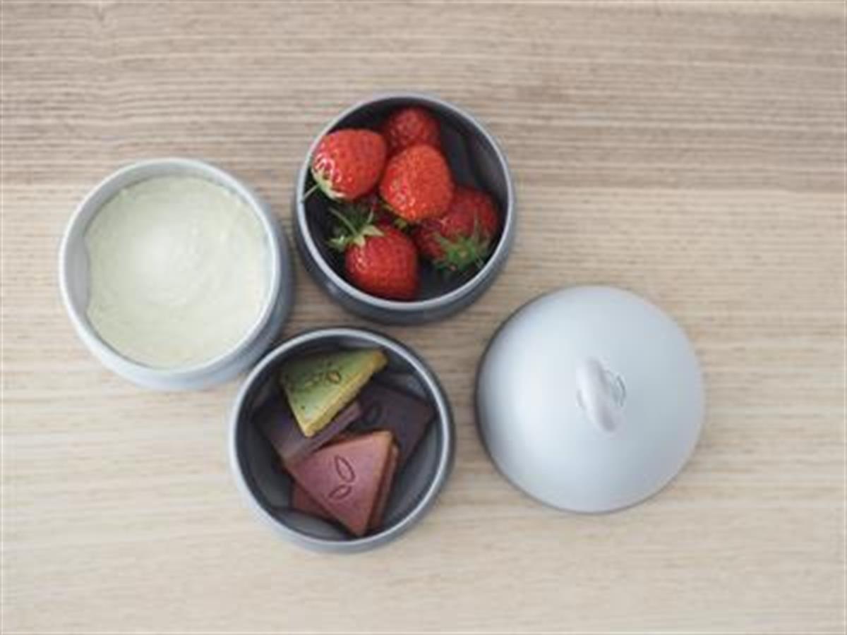 3 Katmanlı Süt Tozu Kutusu ve Atıştırmalık Kabı (Light/Dark mist)