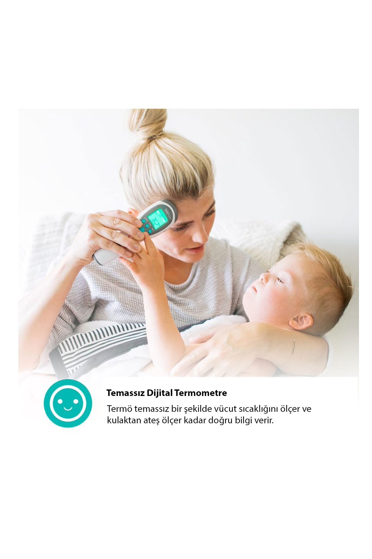 Bblüv Termö 4in1 Temassız Dijital Kızılötesi Termometre Ateş Ölçer