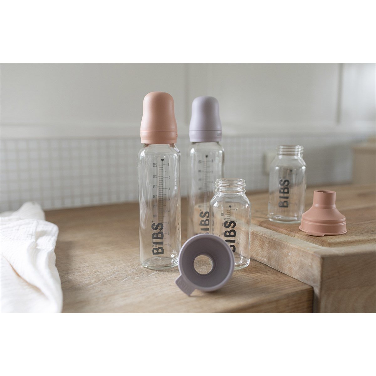 Bibs Cam Biberon Seti, Dusky Lilac(225 ml)