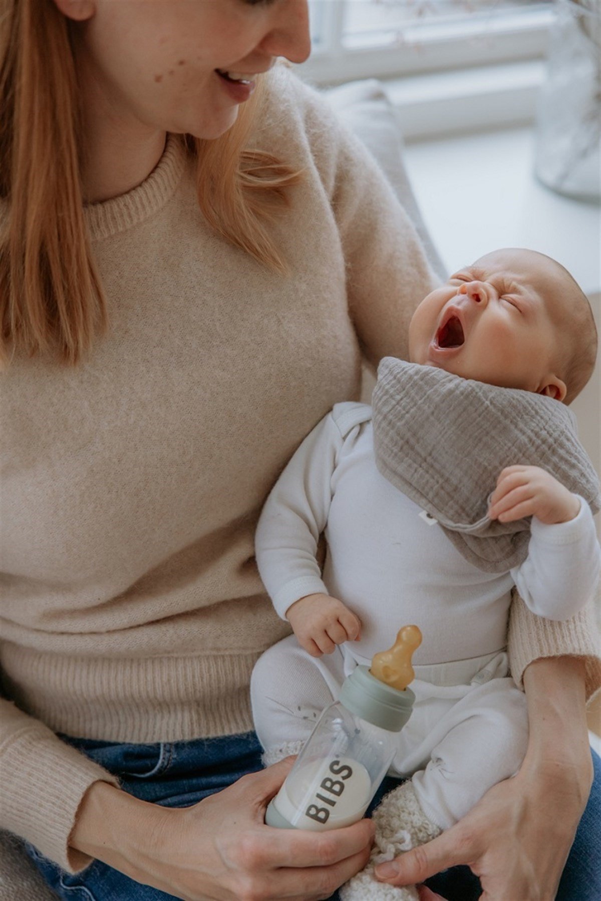 Bibs Cam Biberon Seti, Ivory (110 ml)