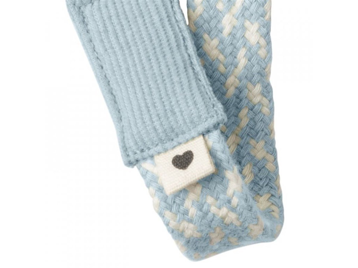 Bibs Emzik Askısı Baby Blue/Ivory