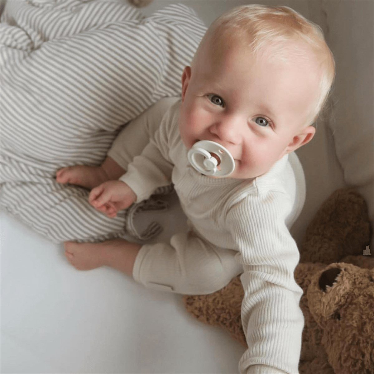 Bibs Emzik Ivory ( 0 - 6 Ay )