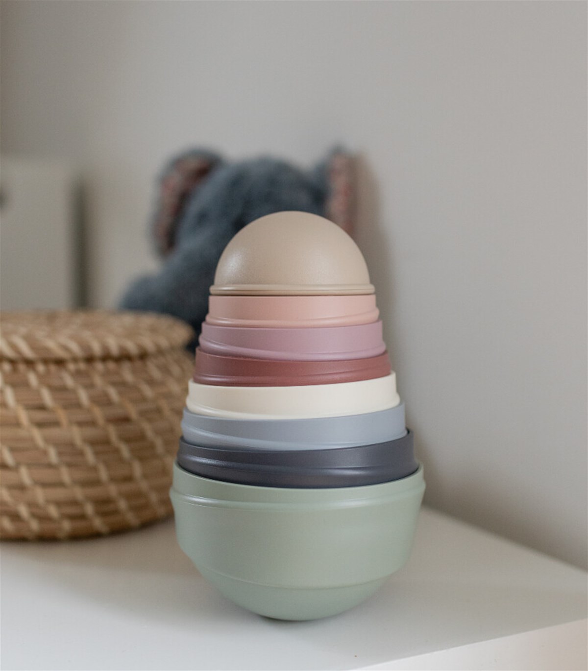 Bibs Wobbly Tower Oyun Kulesi // Bright Rainbow