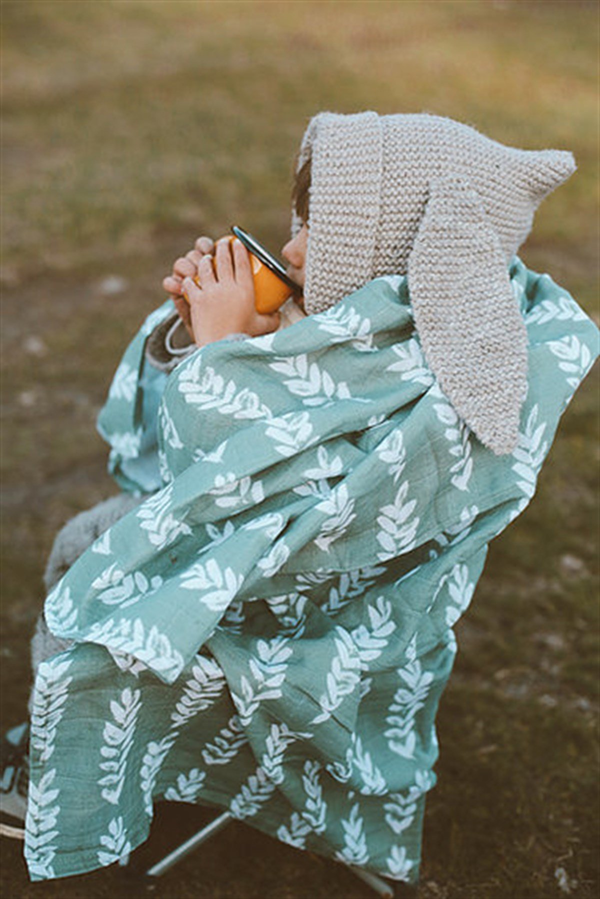 Botanik 120*120 Müslin Örtü