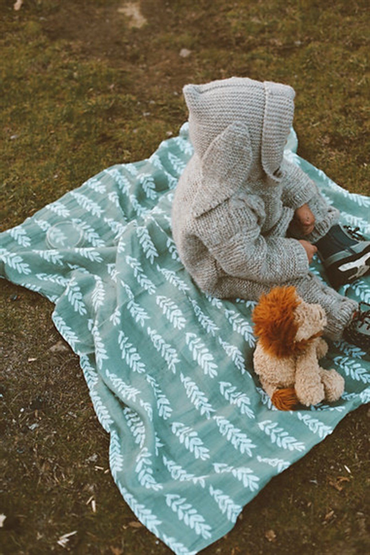 Botanik 120*120 Müslin Örtü