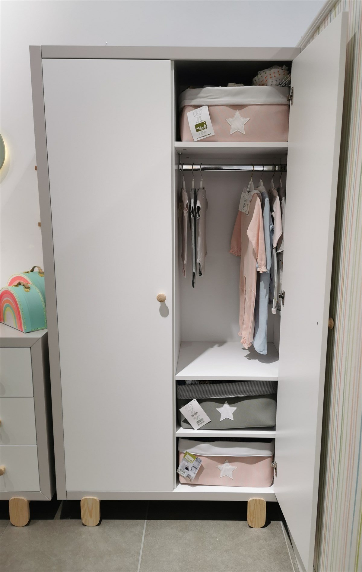 Carousel İki Kapaklı Dolap 