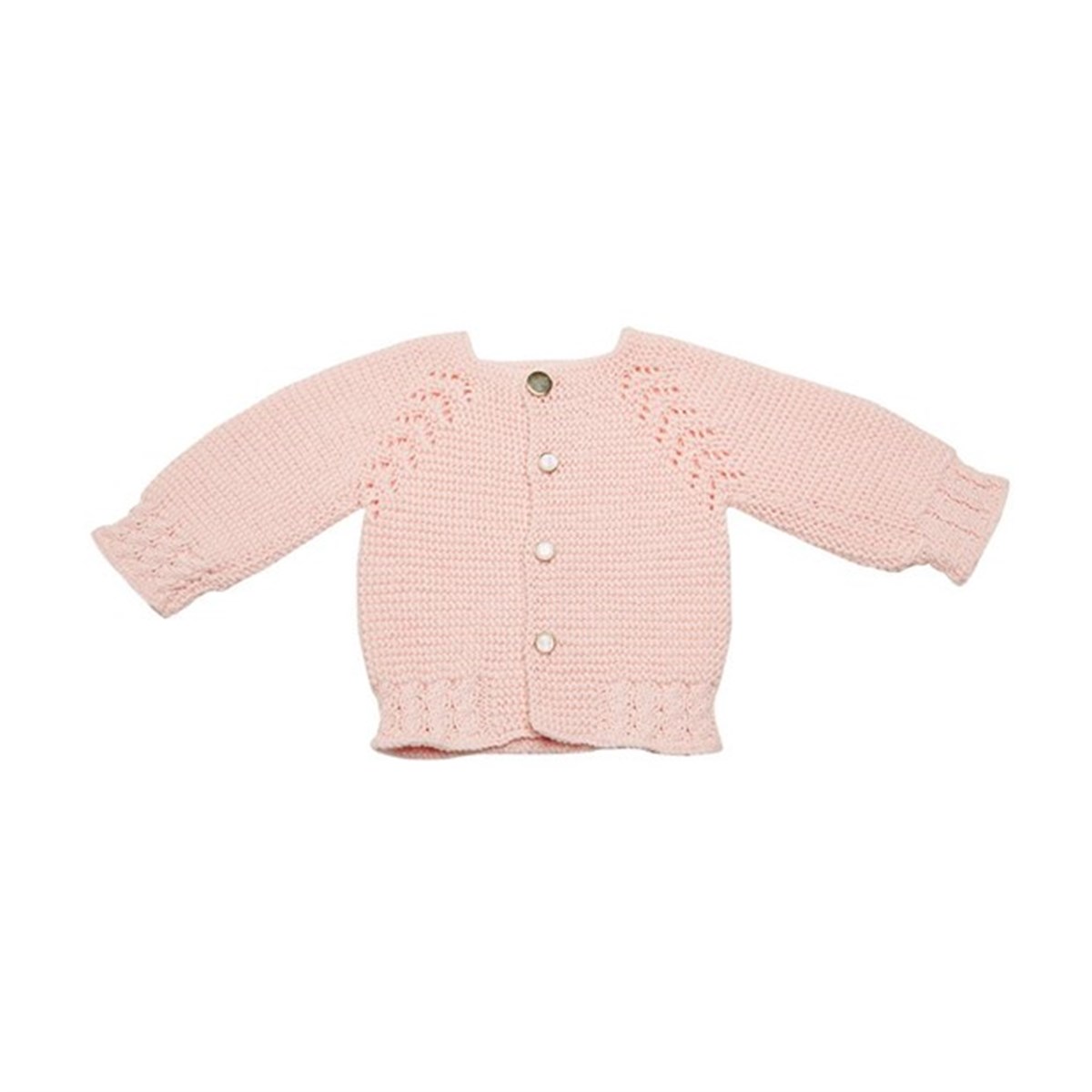 Cunda Ceket Pembe (0-6 ay)